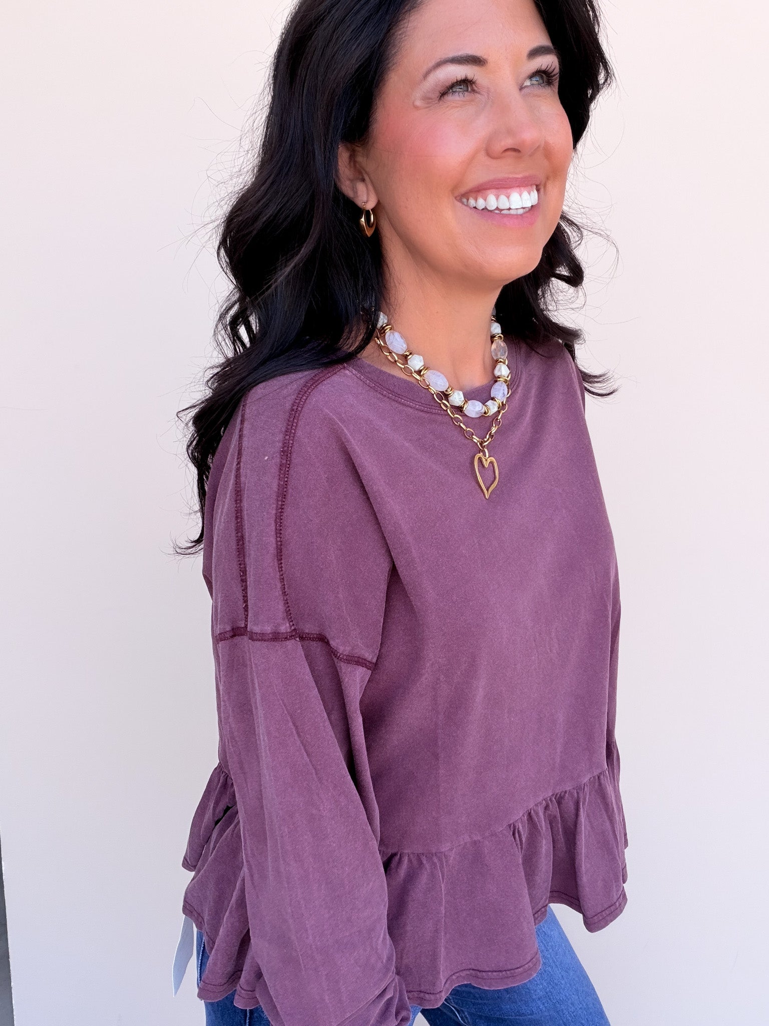Peplum Perk Top