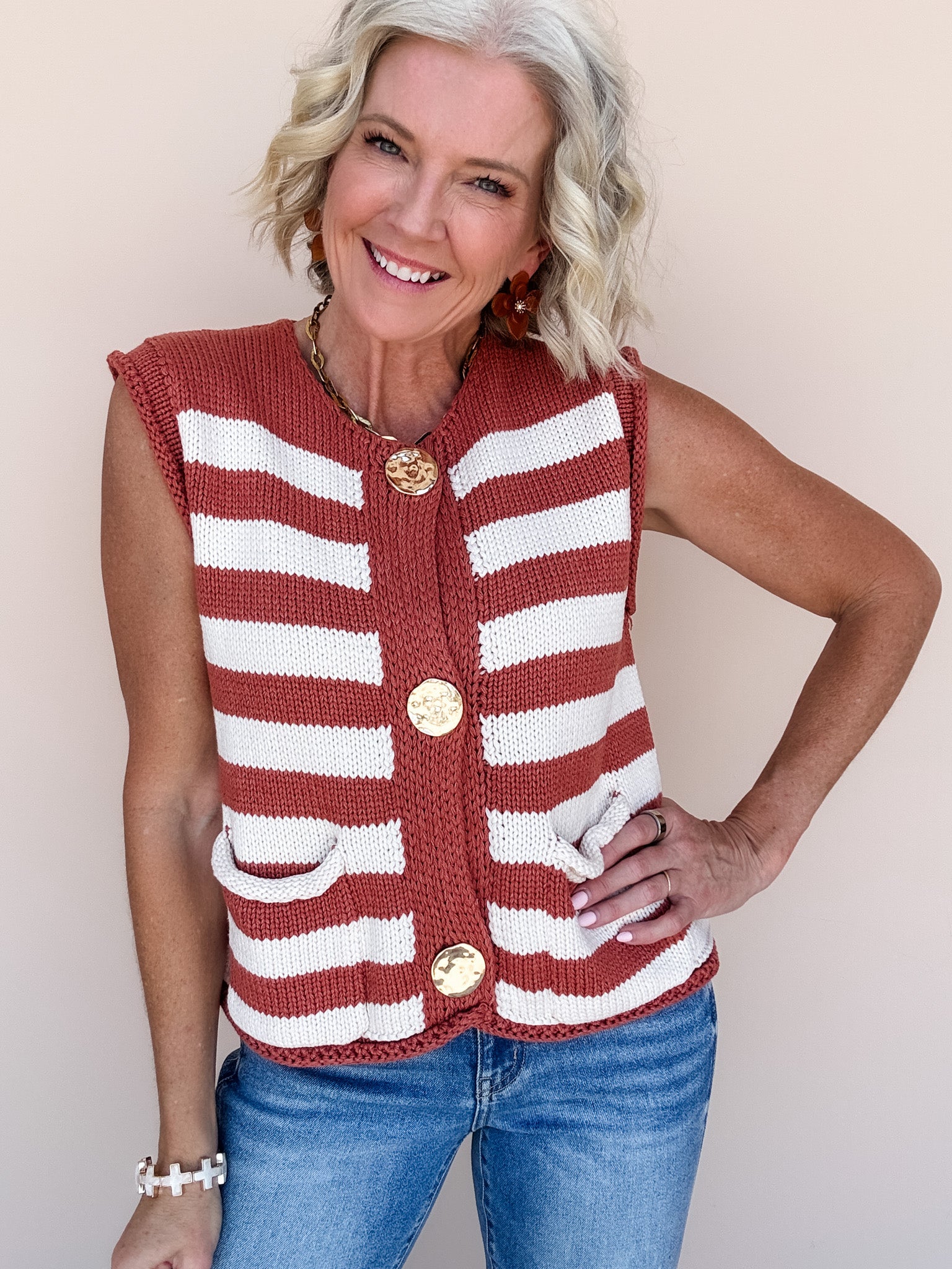 Cinnamon Roll Vest