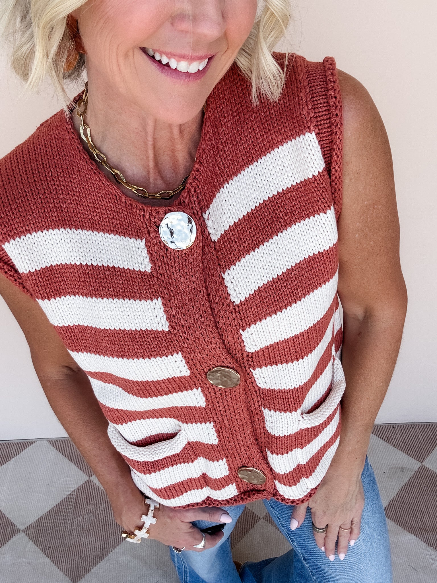 Cinnamon Roll Vest