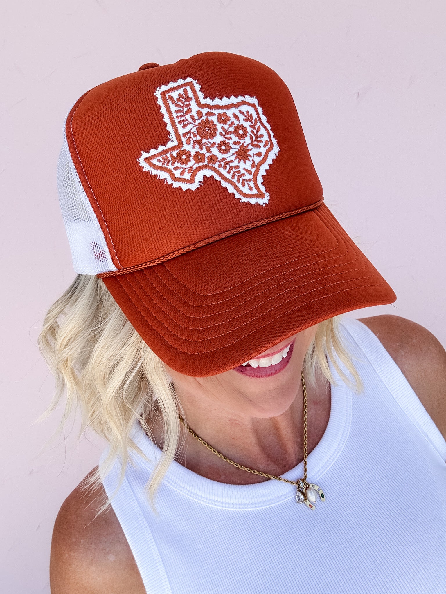 Texas Floral Trucker Hat