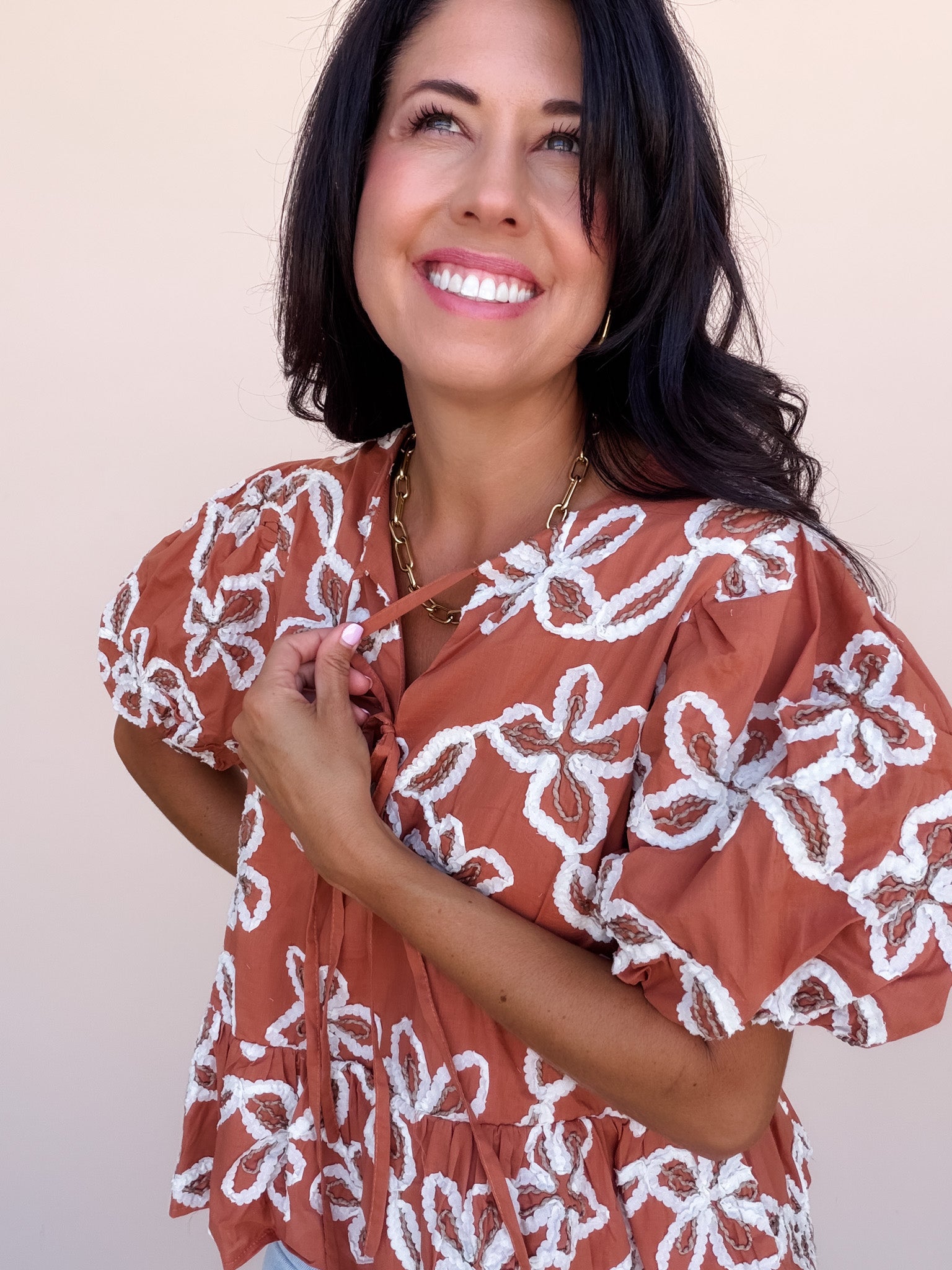 Cinnamon Rose Top
