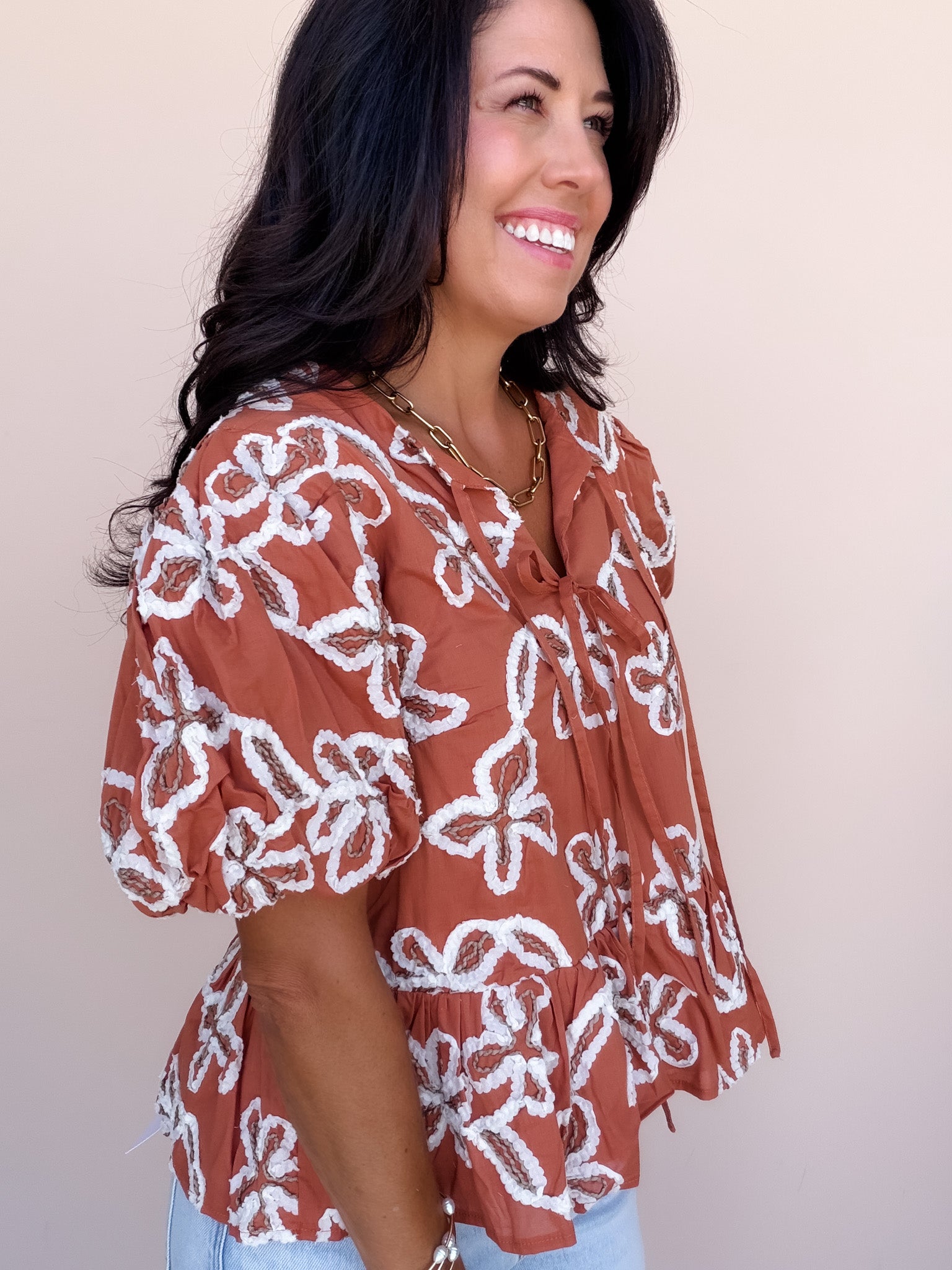 Cinnamon Rose Top