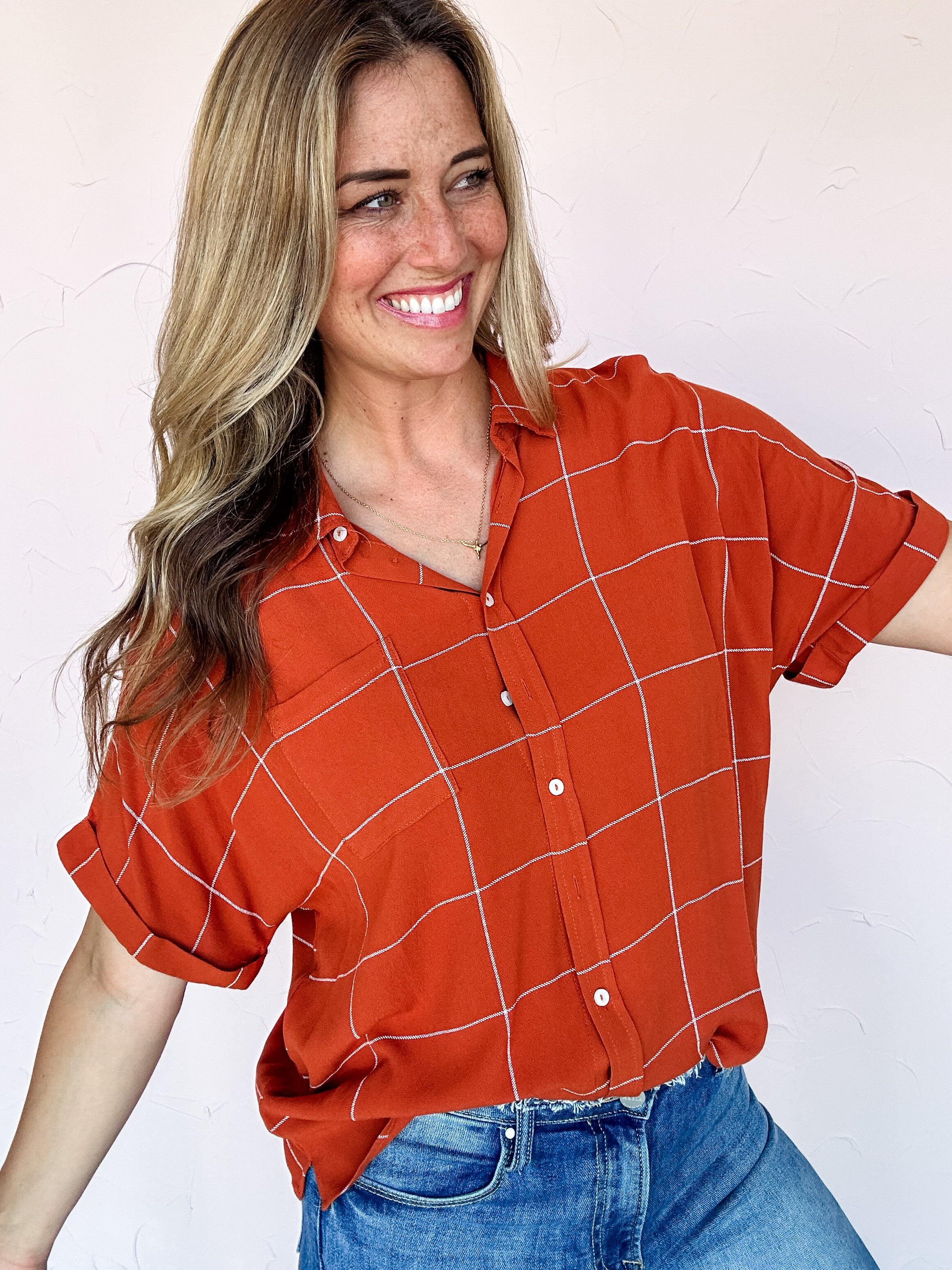 Austin Grid Button Down