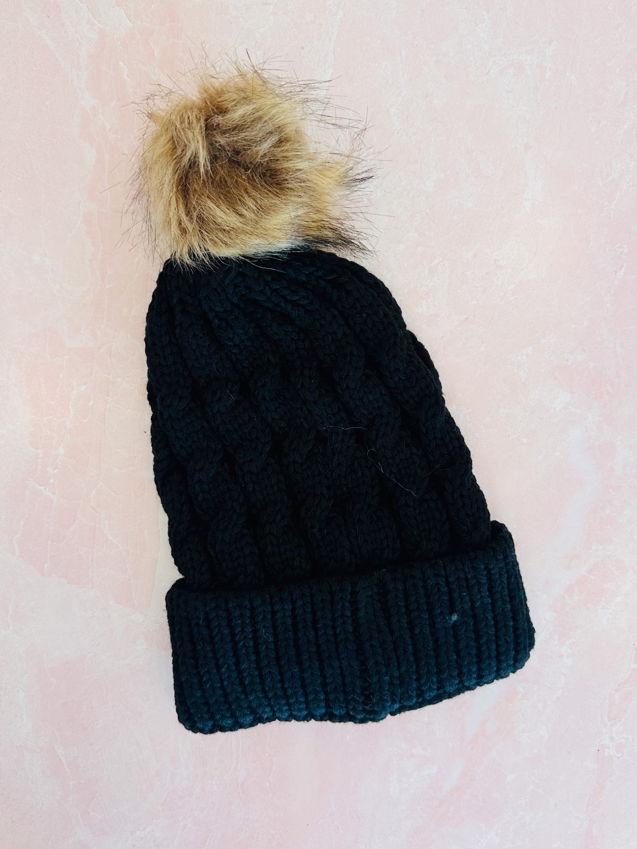 Emma Chunky Knit Cable Beanie