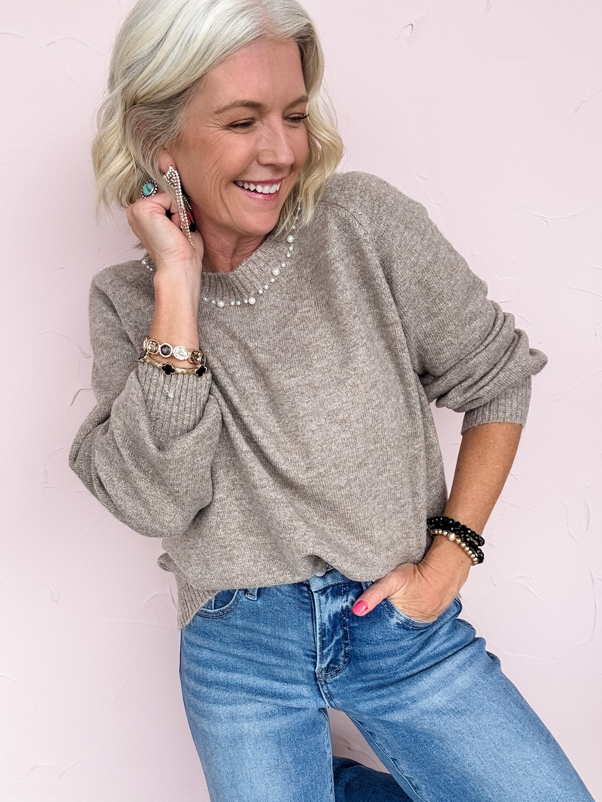 Ever After Pearl Sweater