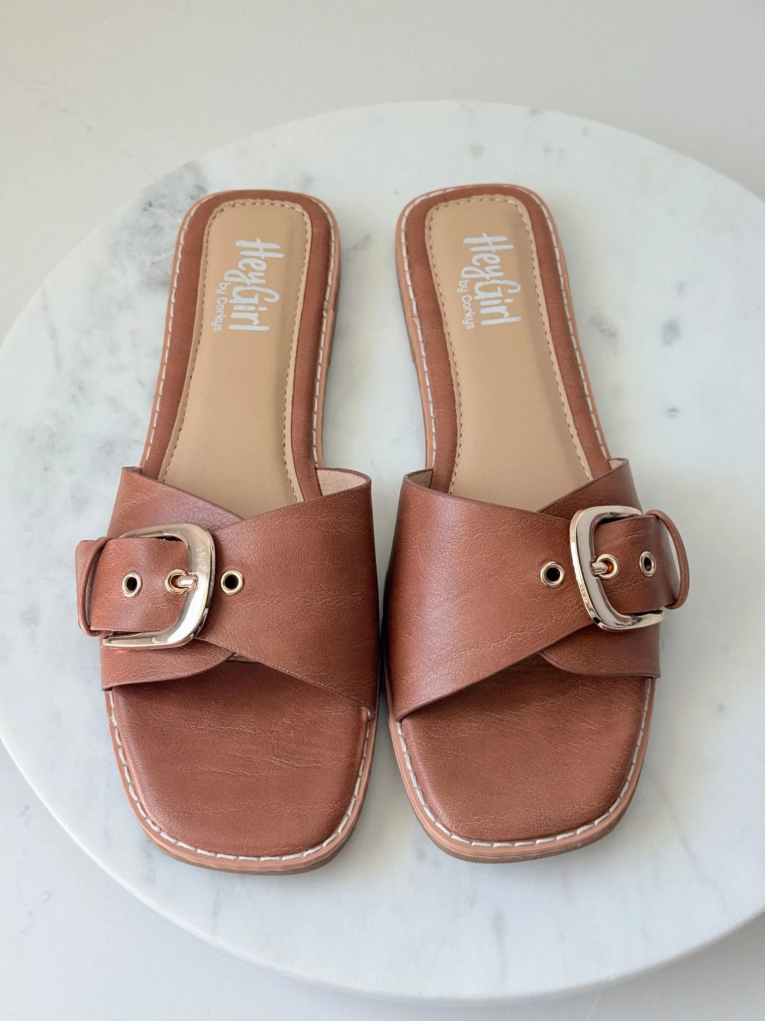 Saddle Up Buckle Sandal | Corkys