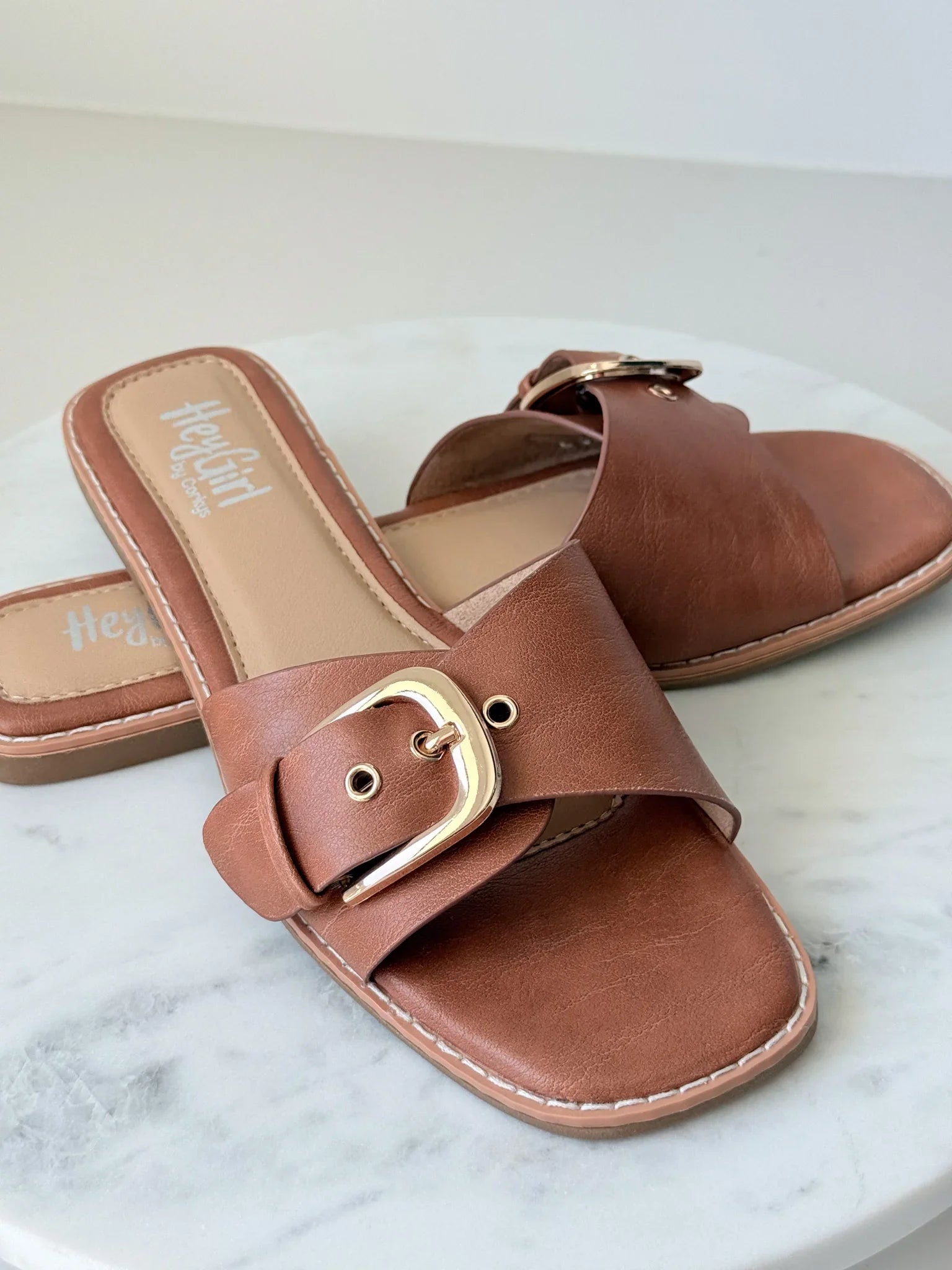 Saddle Up Buckle Sandal | Corkys