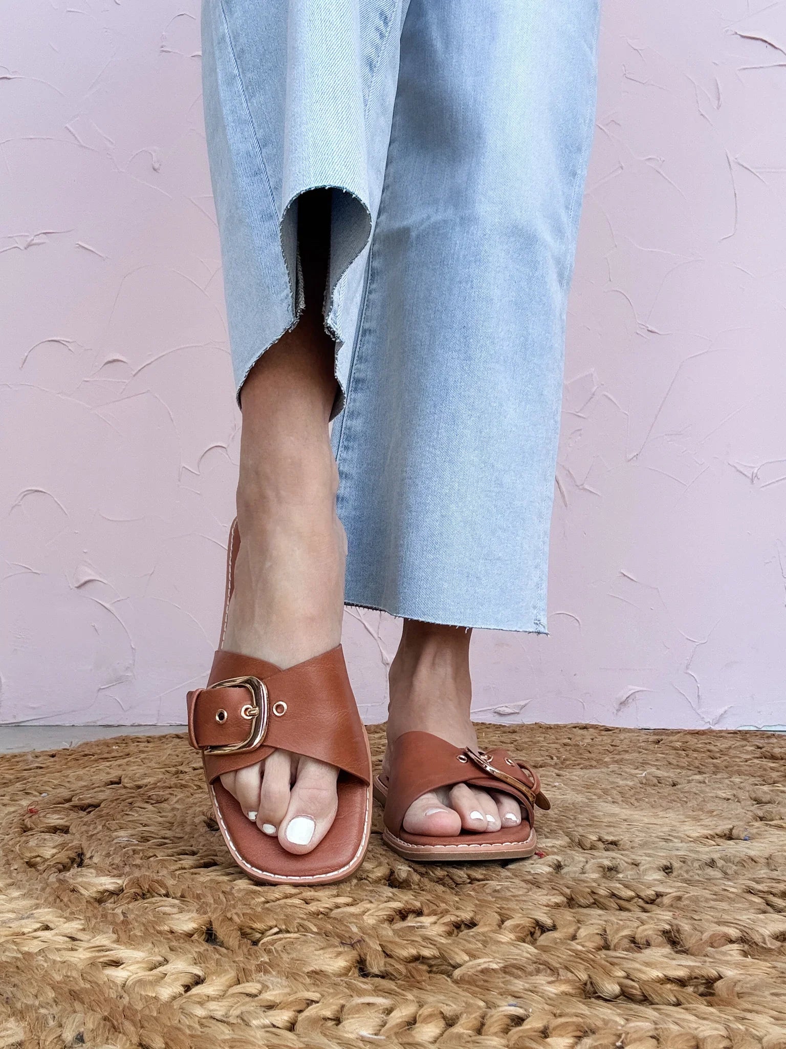Saddle Up Buckle Sandal | Corkys