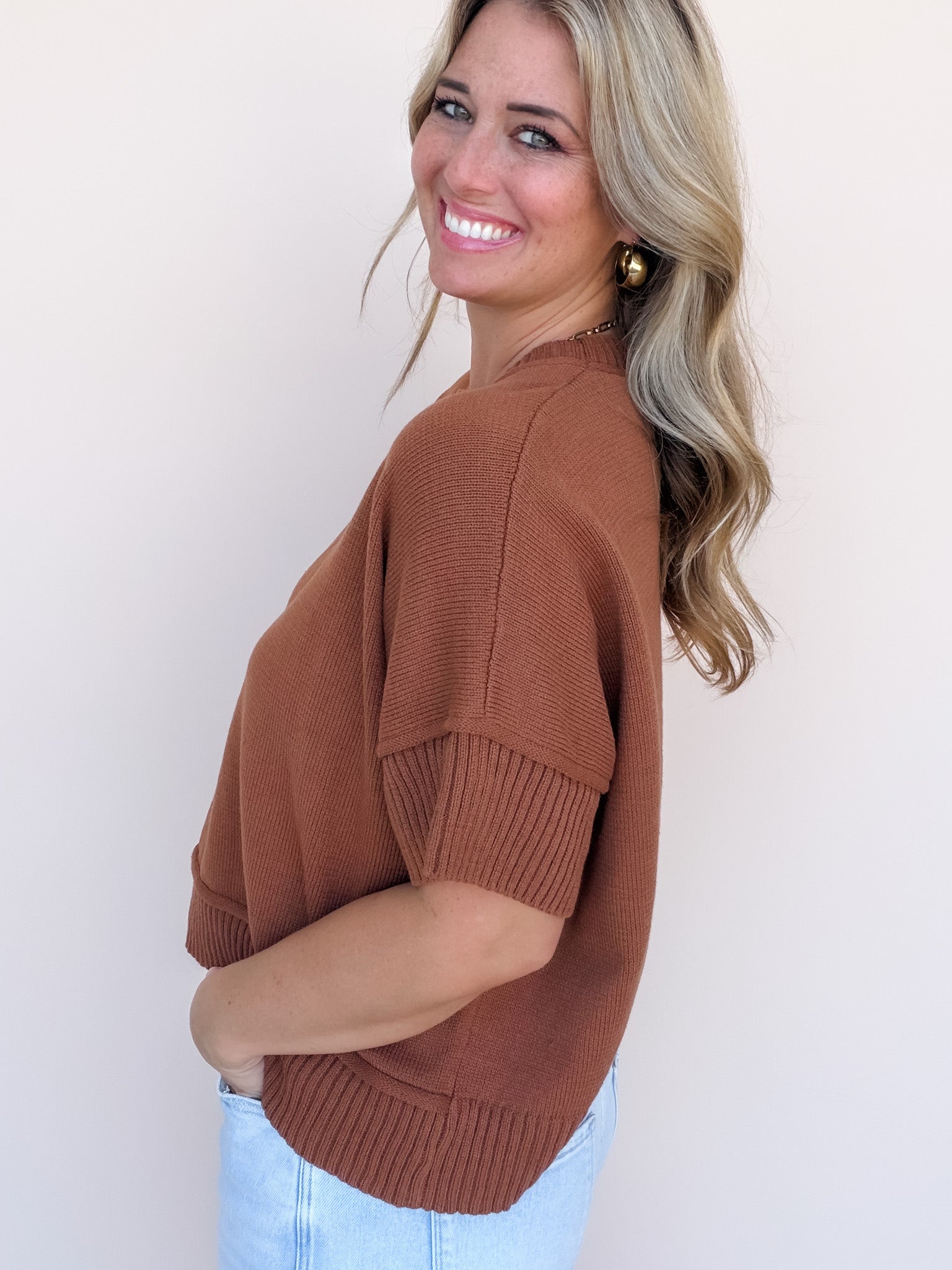 Right Touch Sweater | Caramel