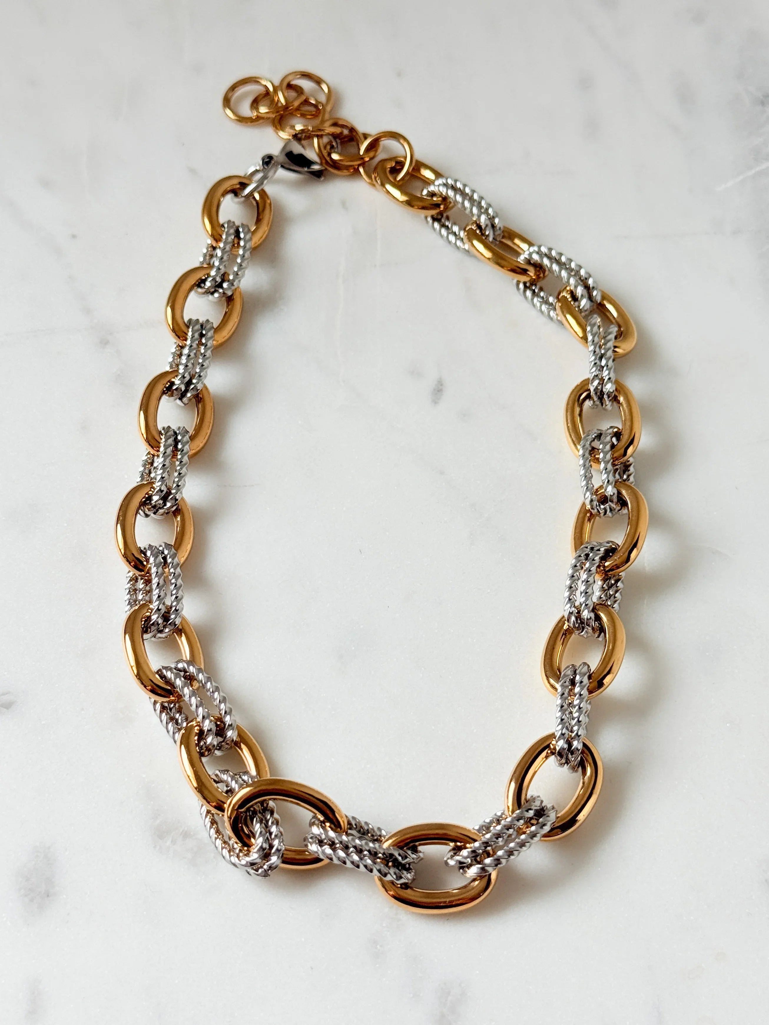 Mixed Signals Chain Necklace