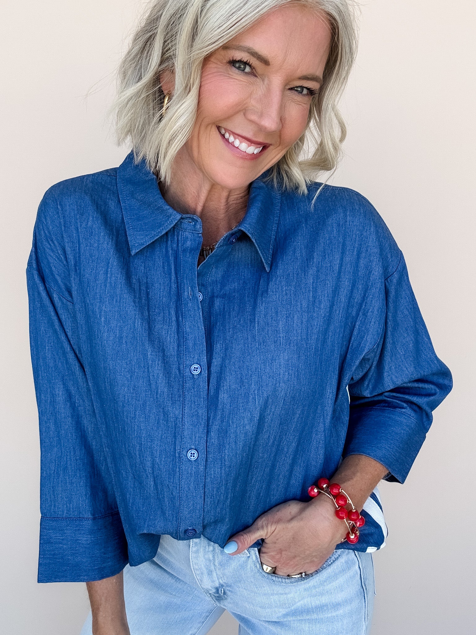 Side Story Button Down