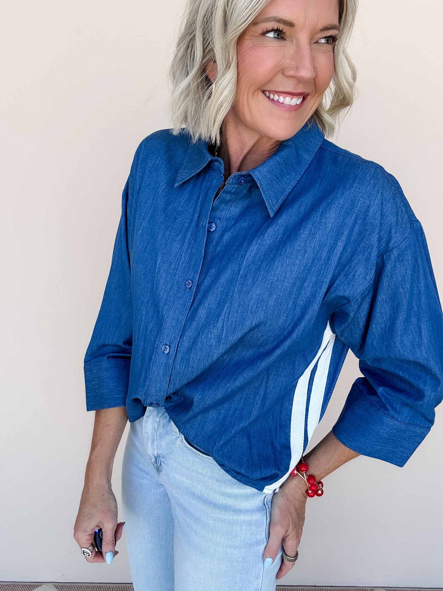 Side Story Button Down