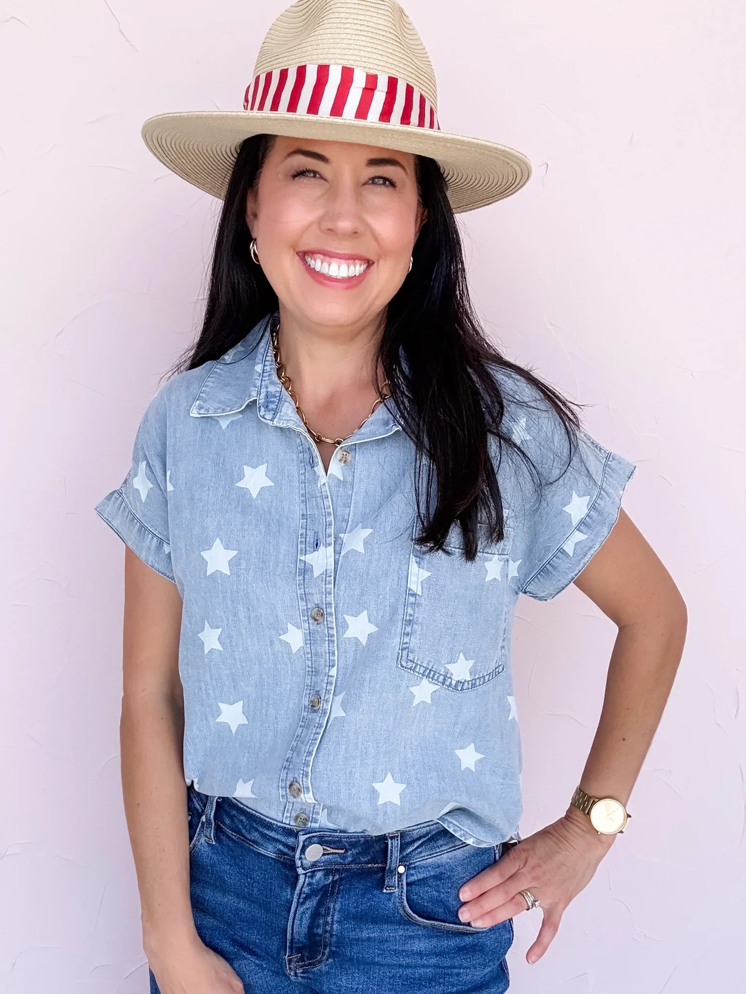 All Star Denim Top