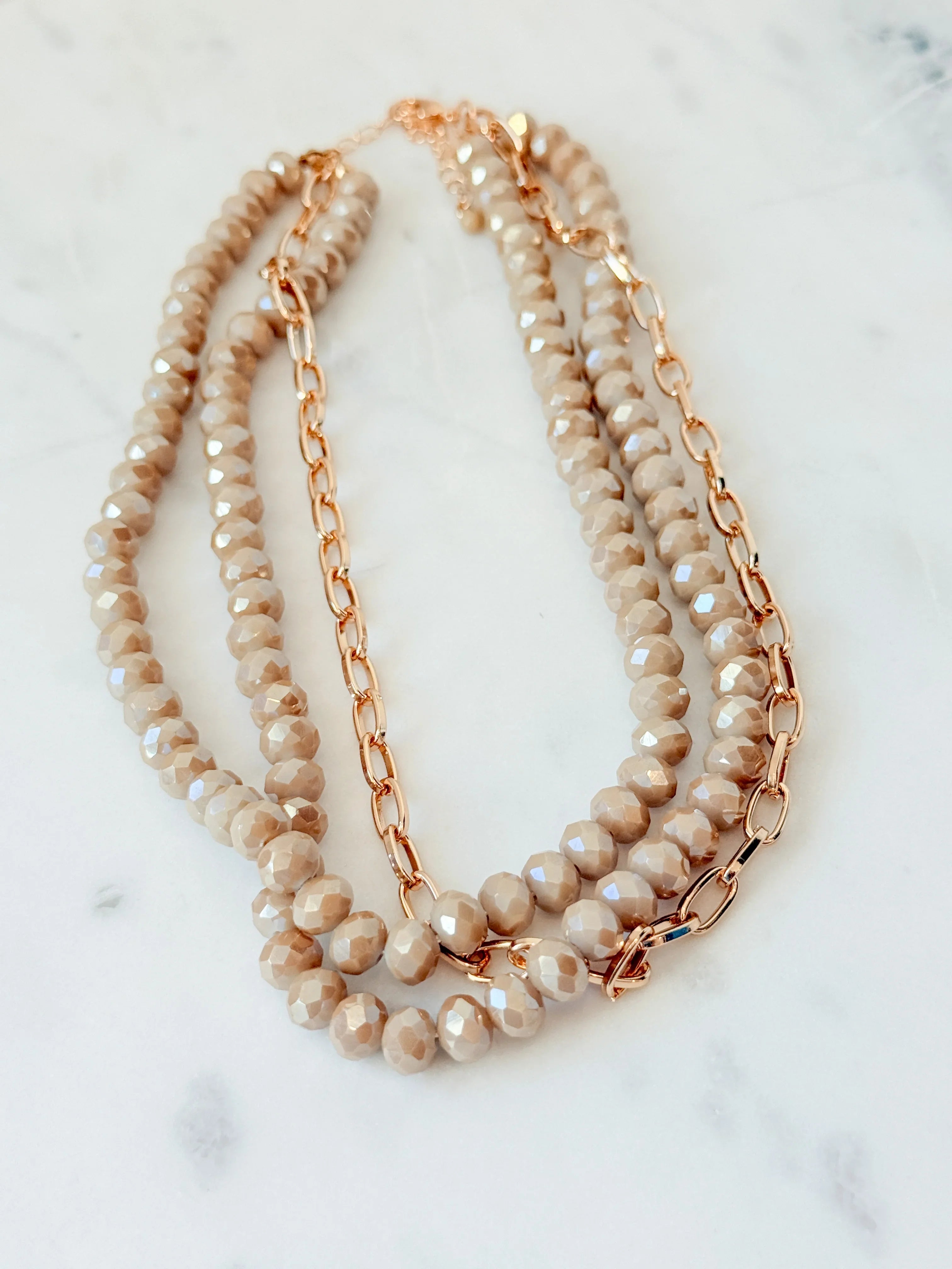 Champagne Sparkle Necklace