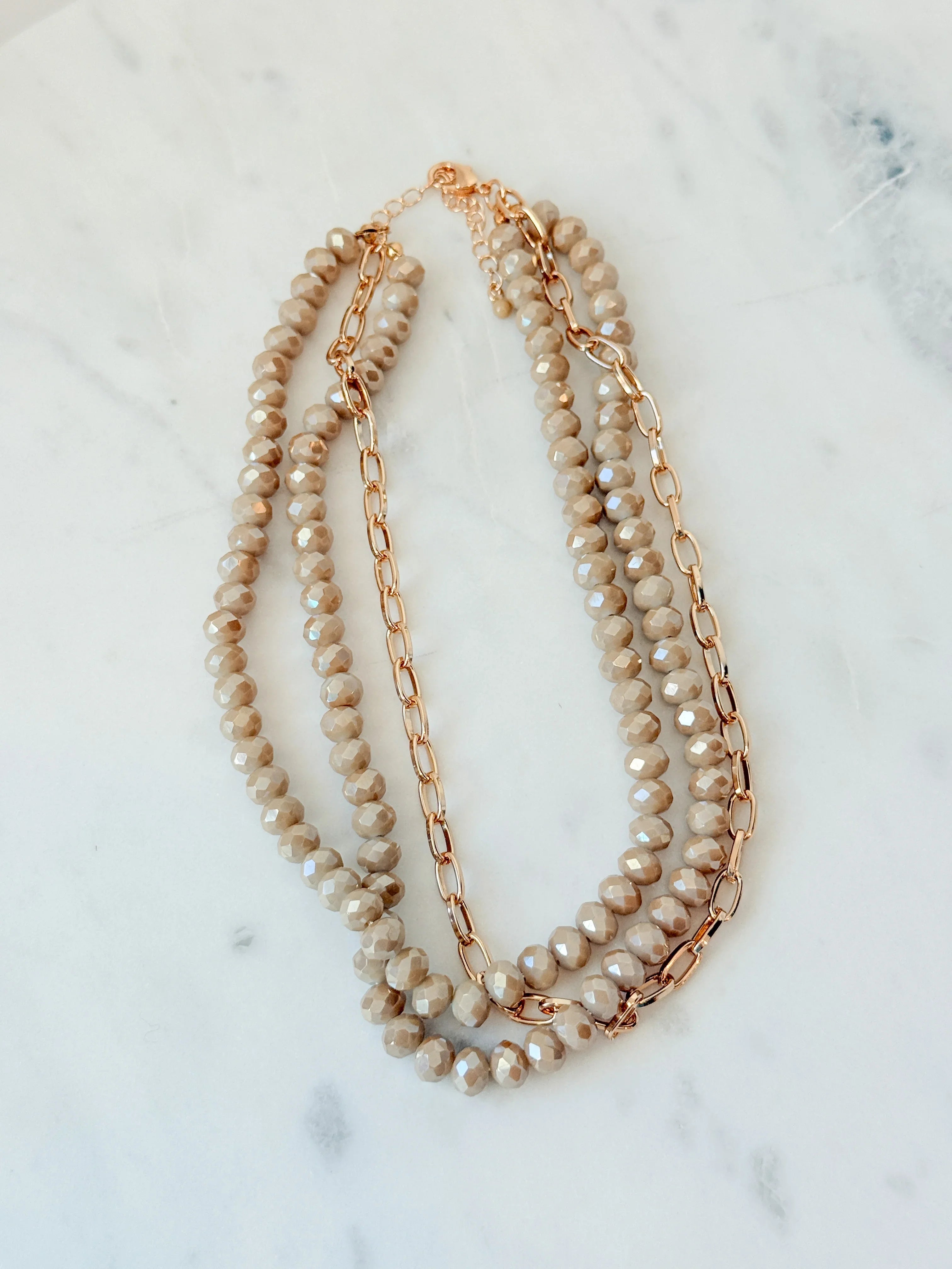 Champagne Sparkle Necklace