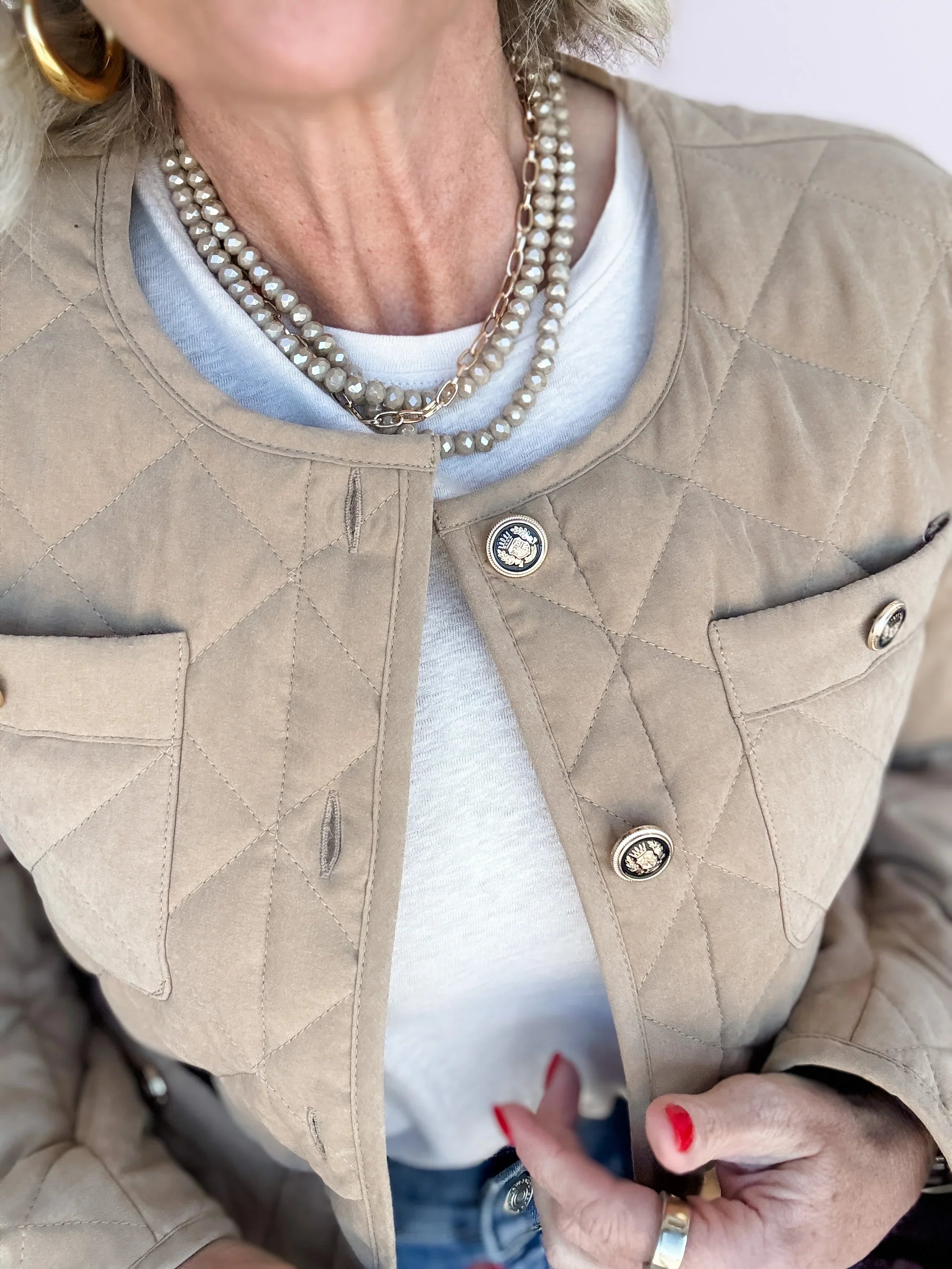 Champagne Sparkle Necklace