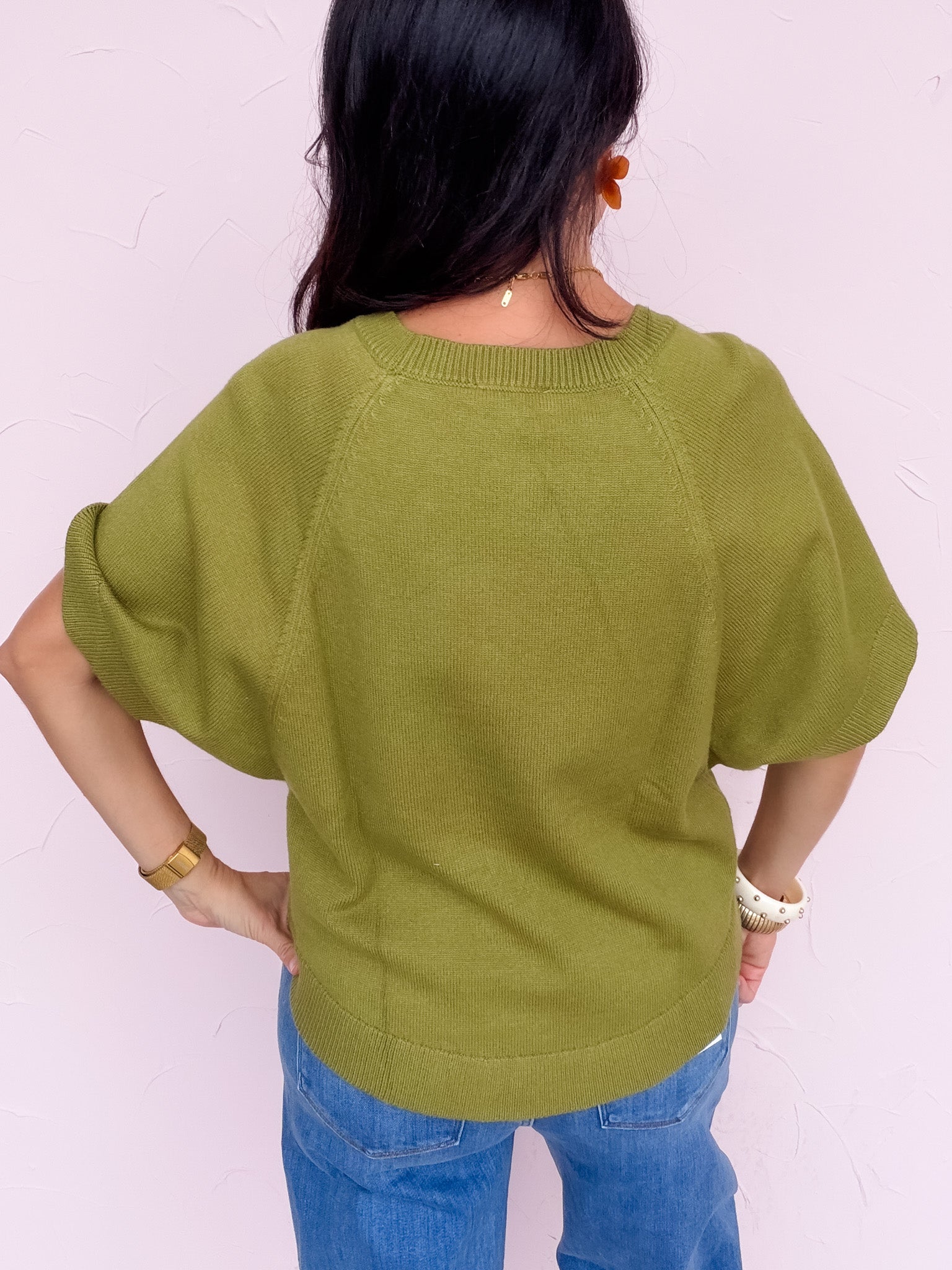 Wing It Sweater | Martini Olive