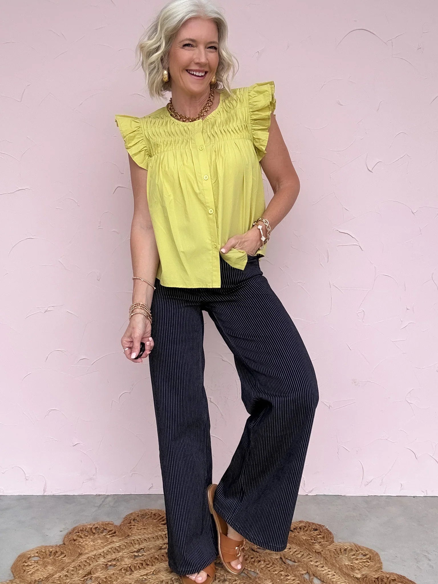 Chartreuse Charm Top - 30% Off