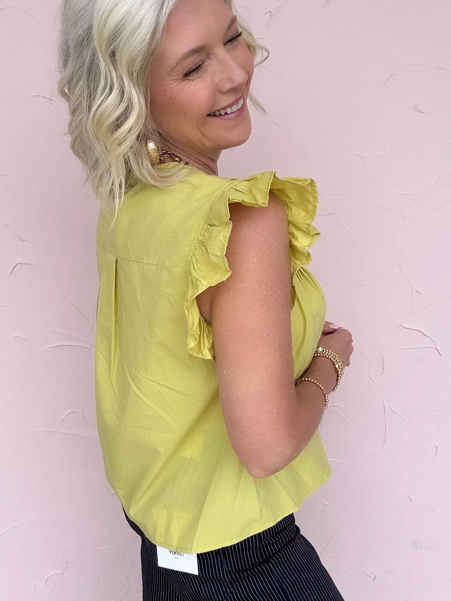 Chartreuse Charm Top - 30% Off