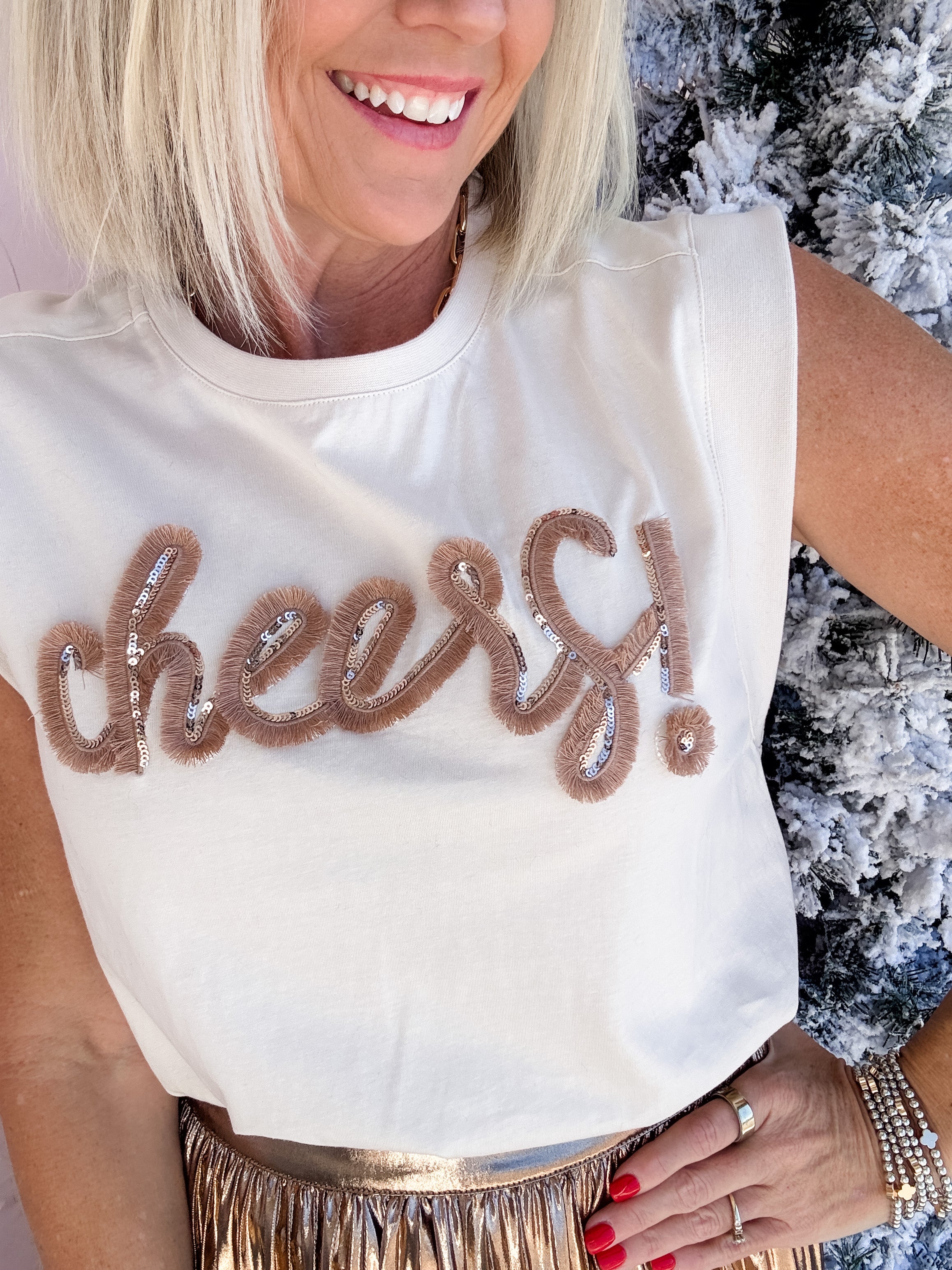 Cheers Sparkle Tee