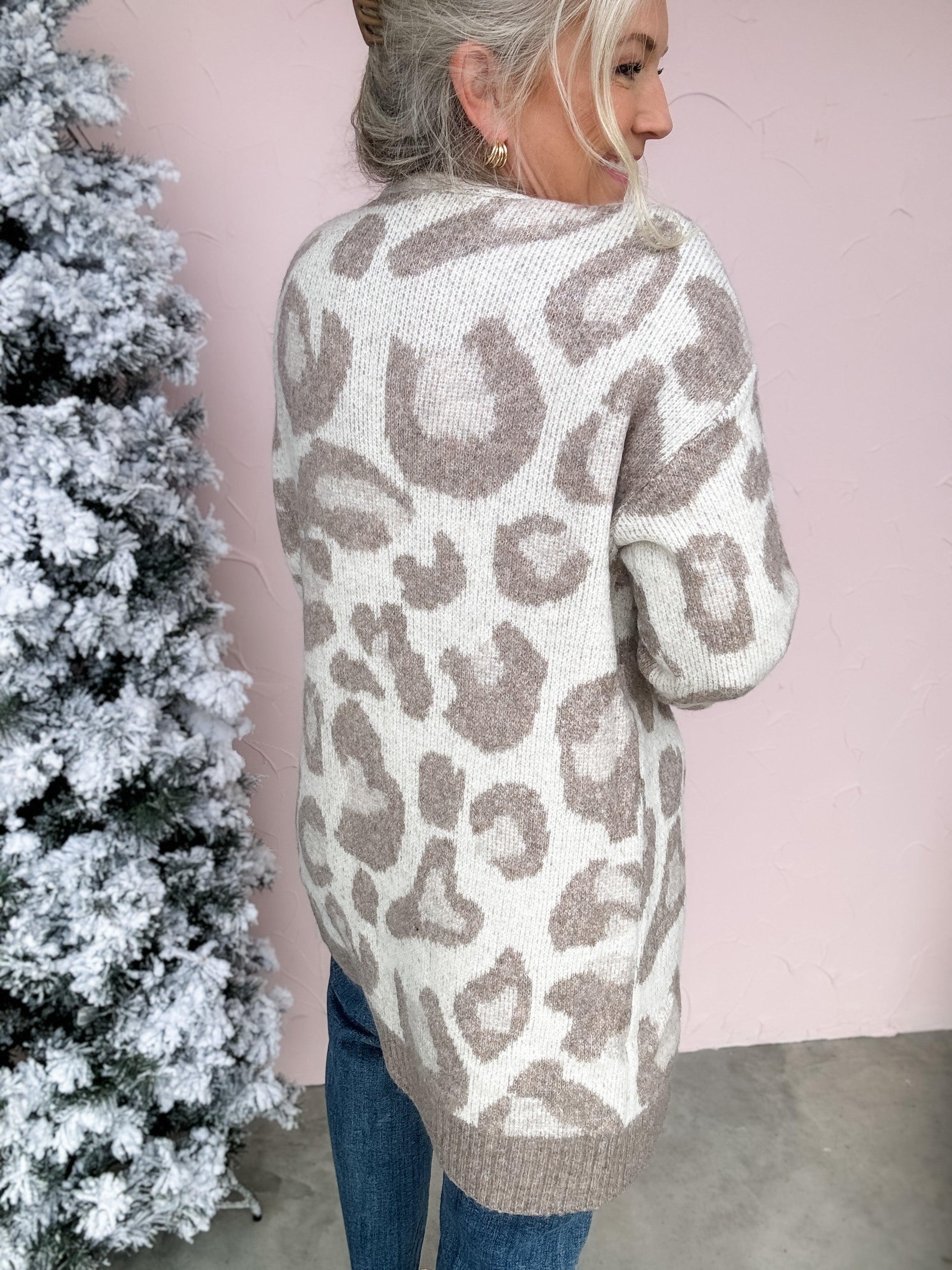 Champagne Leopard Cardi