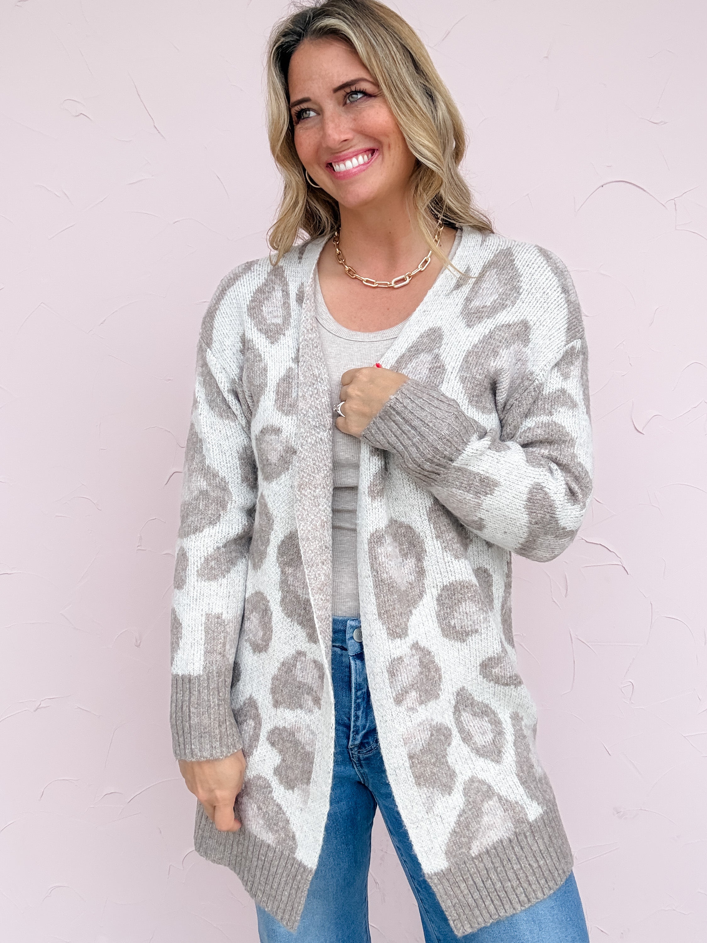 Soft Spot Leopard Cardigan
