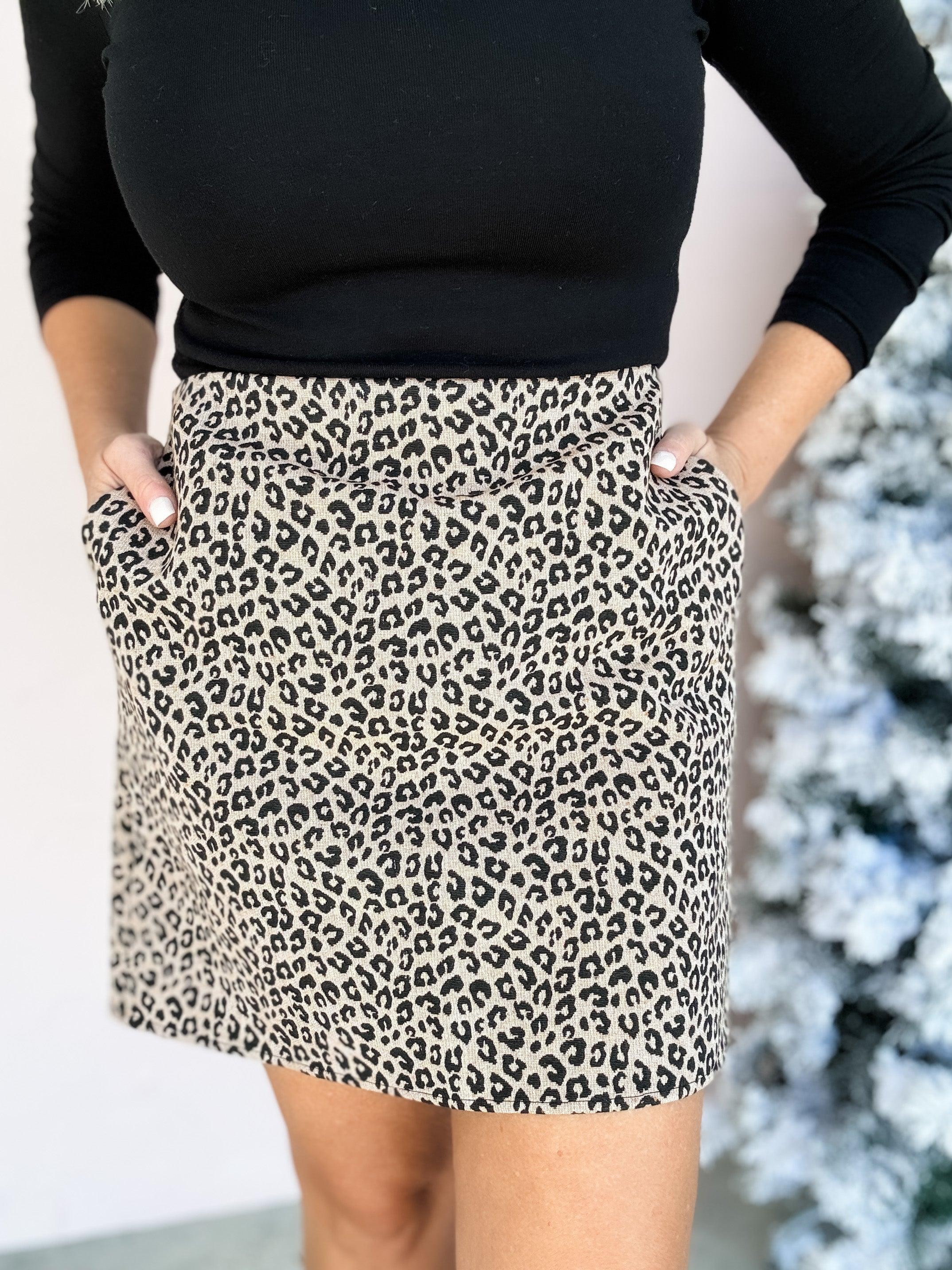 Rogue Leopard Mini Skirt