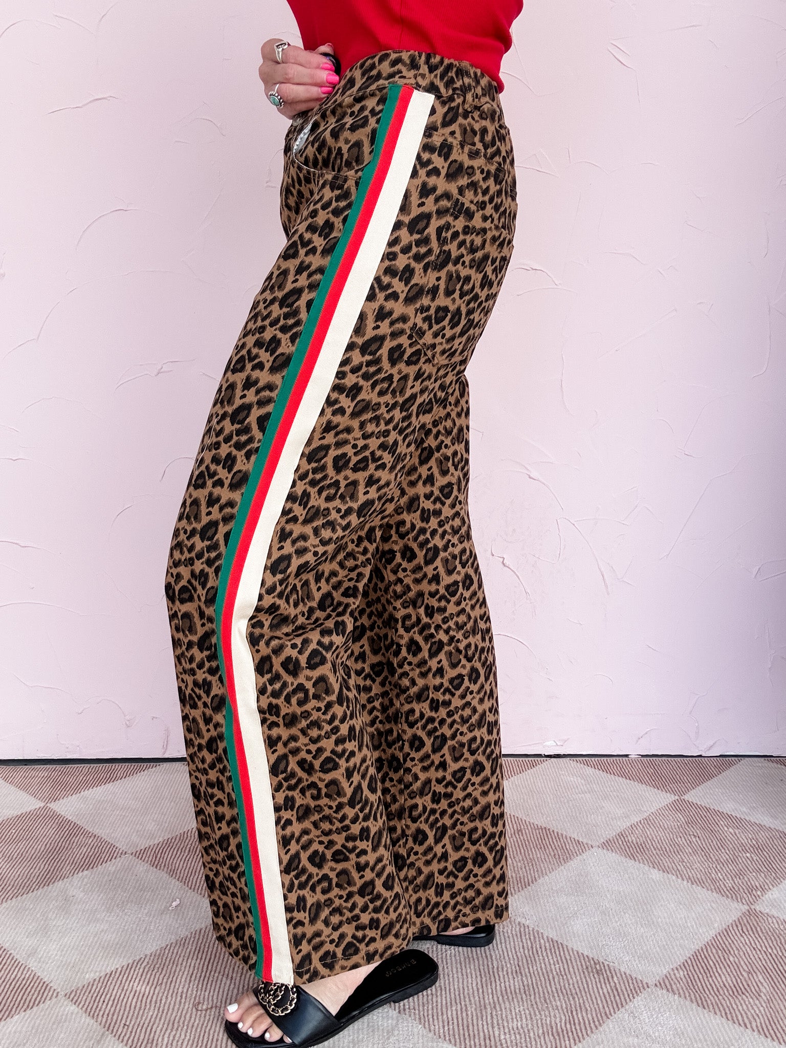 Leopard in Motion Pants