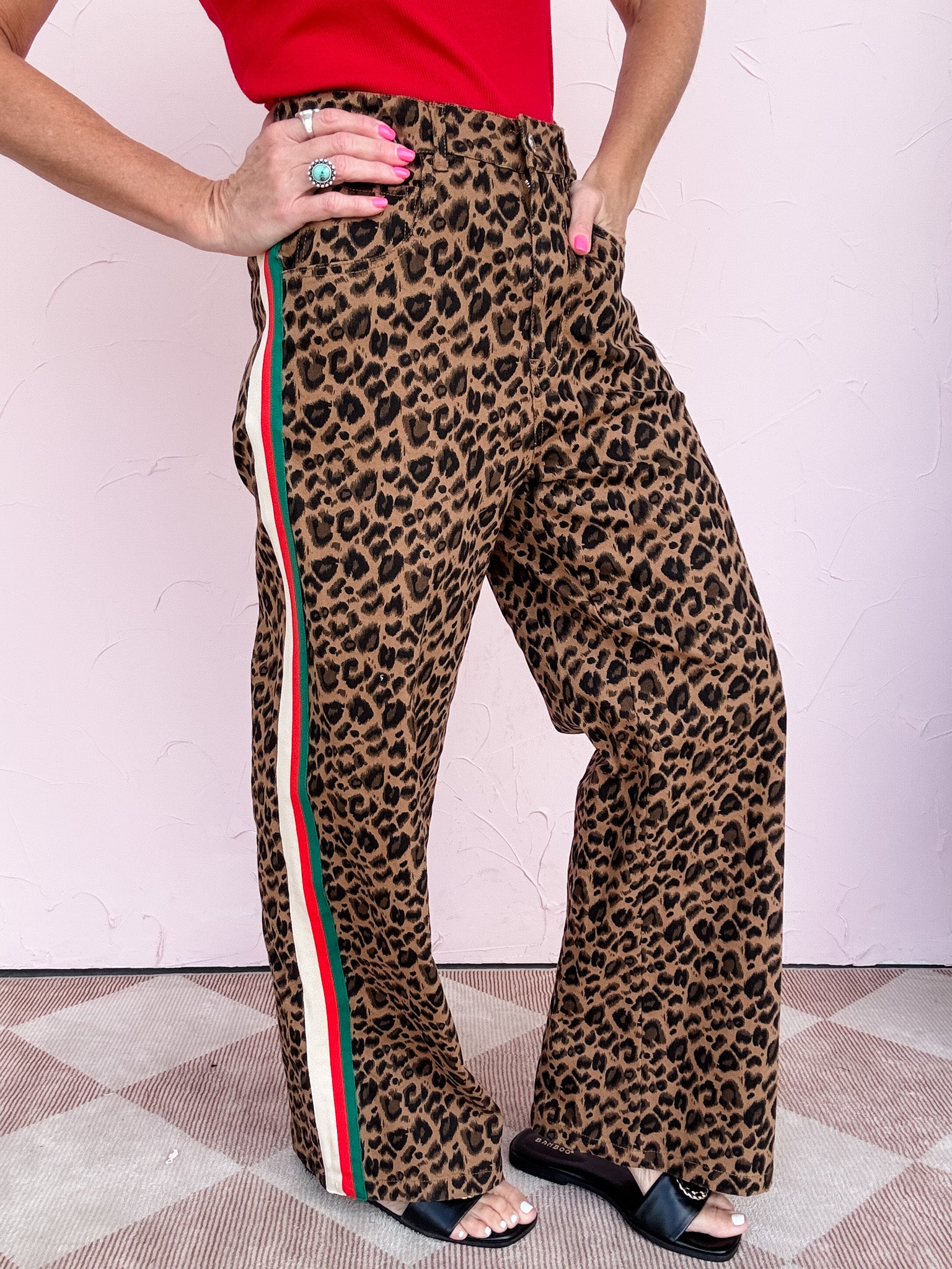 Leopard in Motion Pants