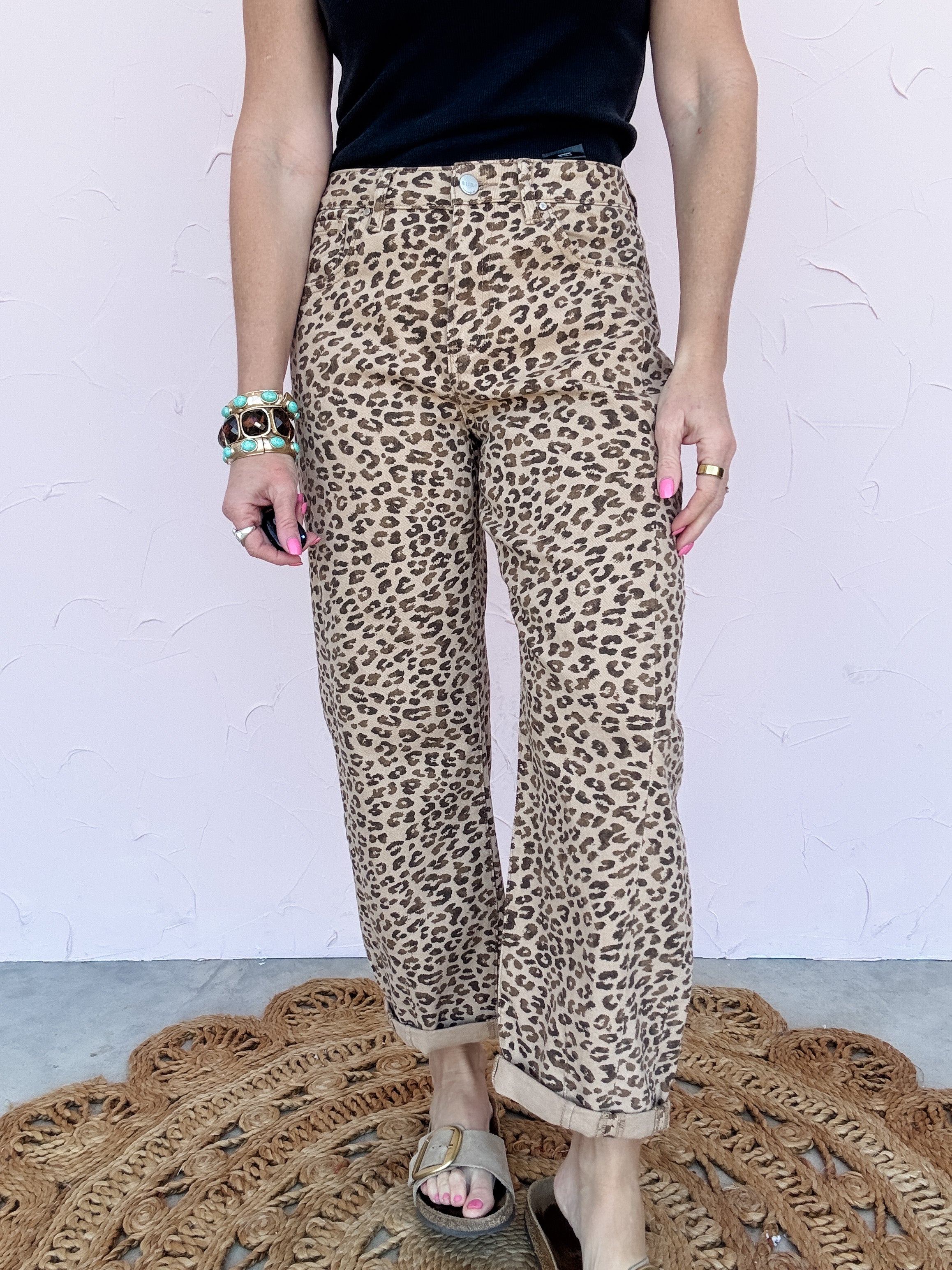 Caught Your Eye Barrel Jeans