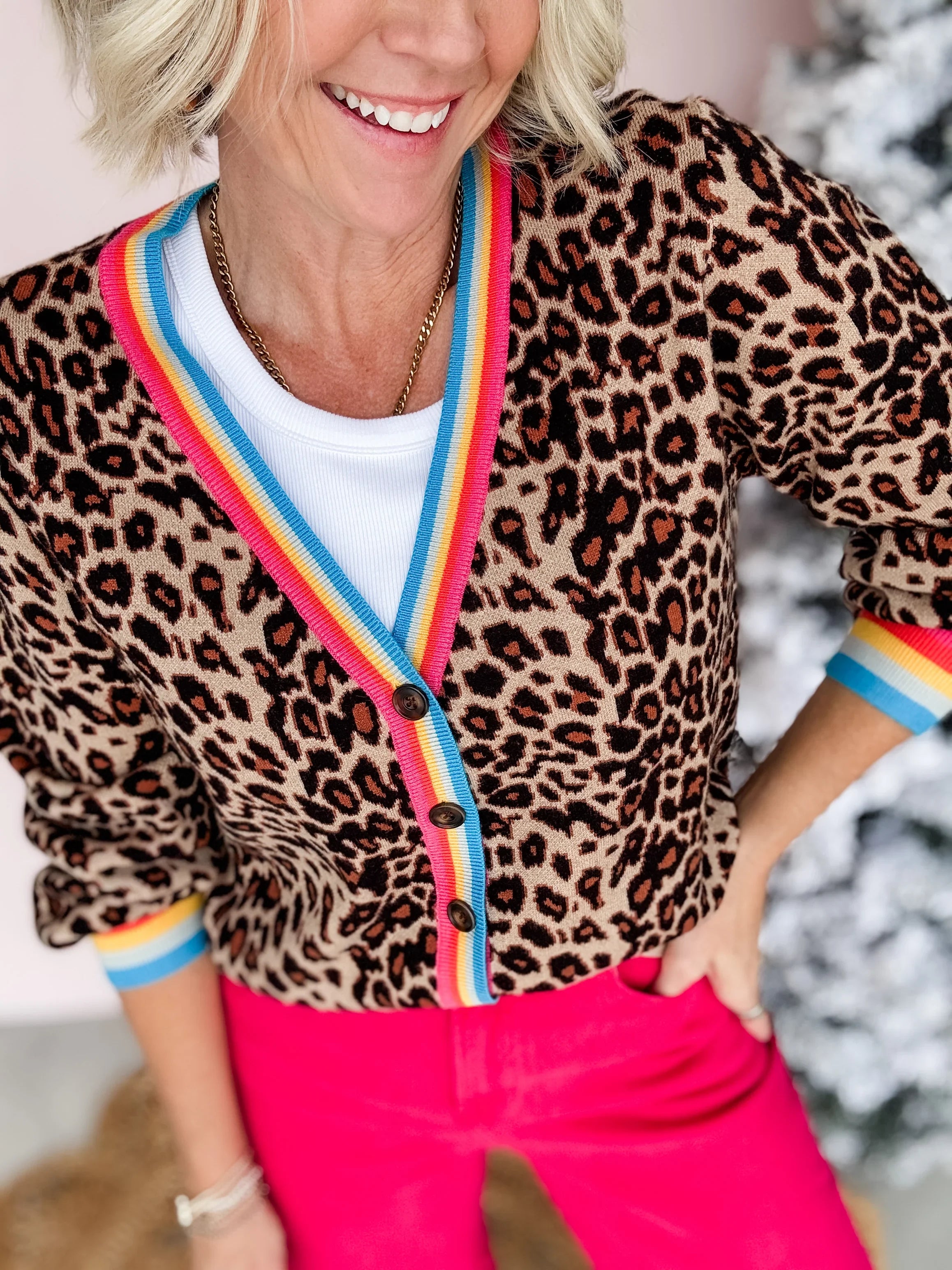 Encore Leopard Cardigan