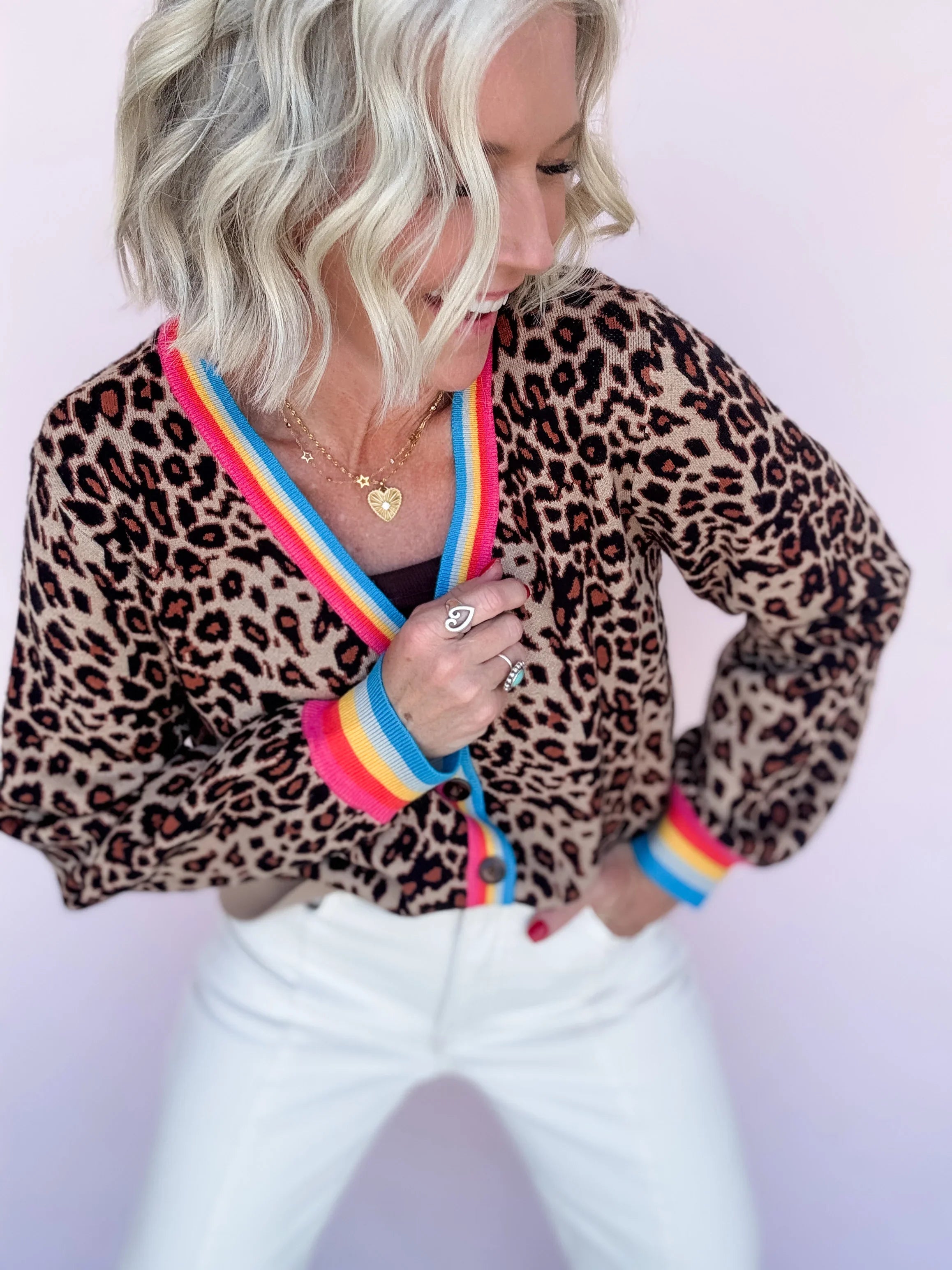 Encore Leopard Cardigan