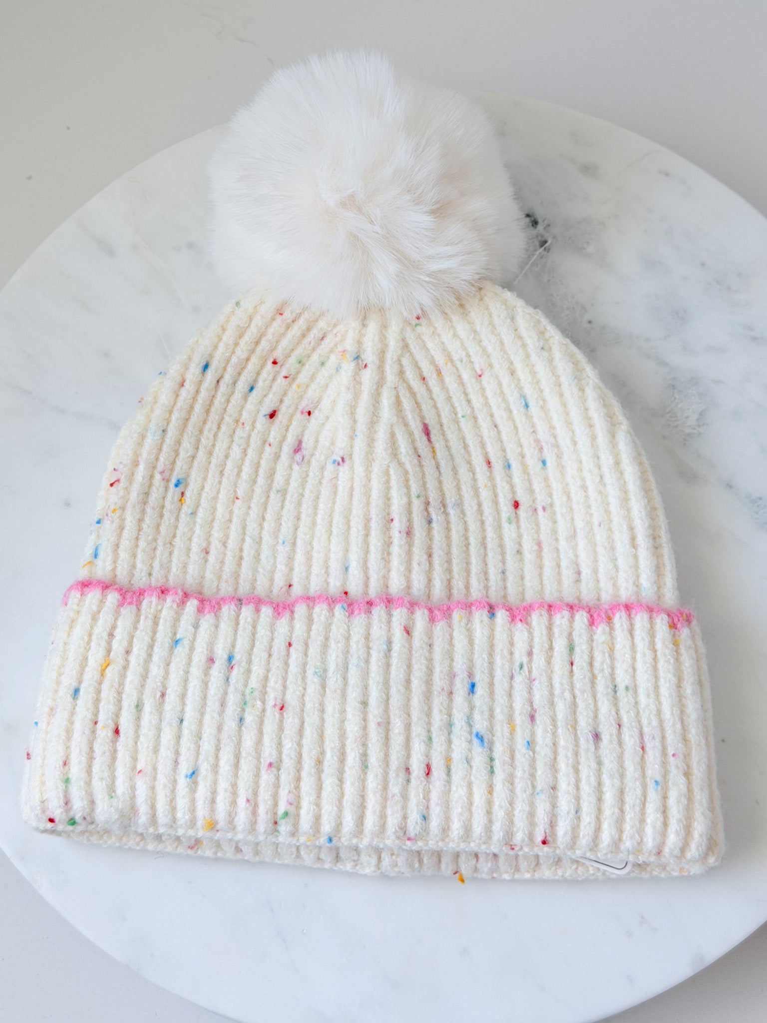 Kendra Beanie | Ivory