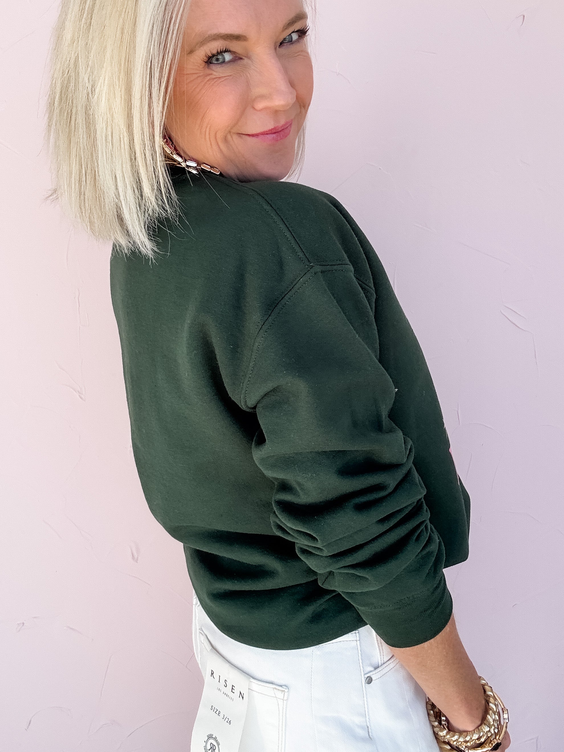 Merrier with A Martini Pullover