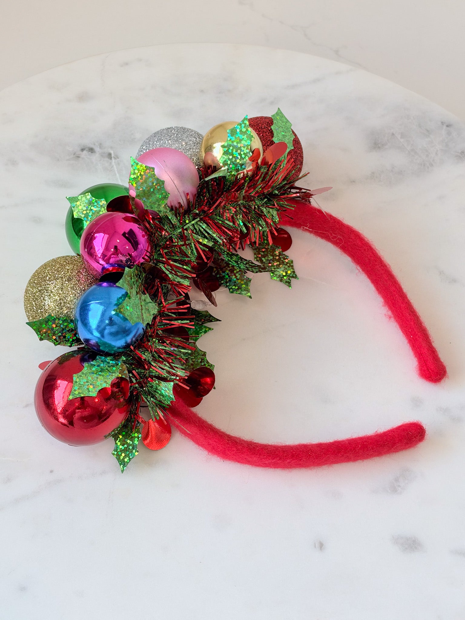 Tinsel Ball Party Headband