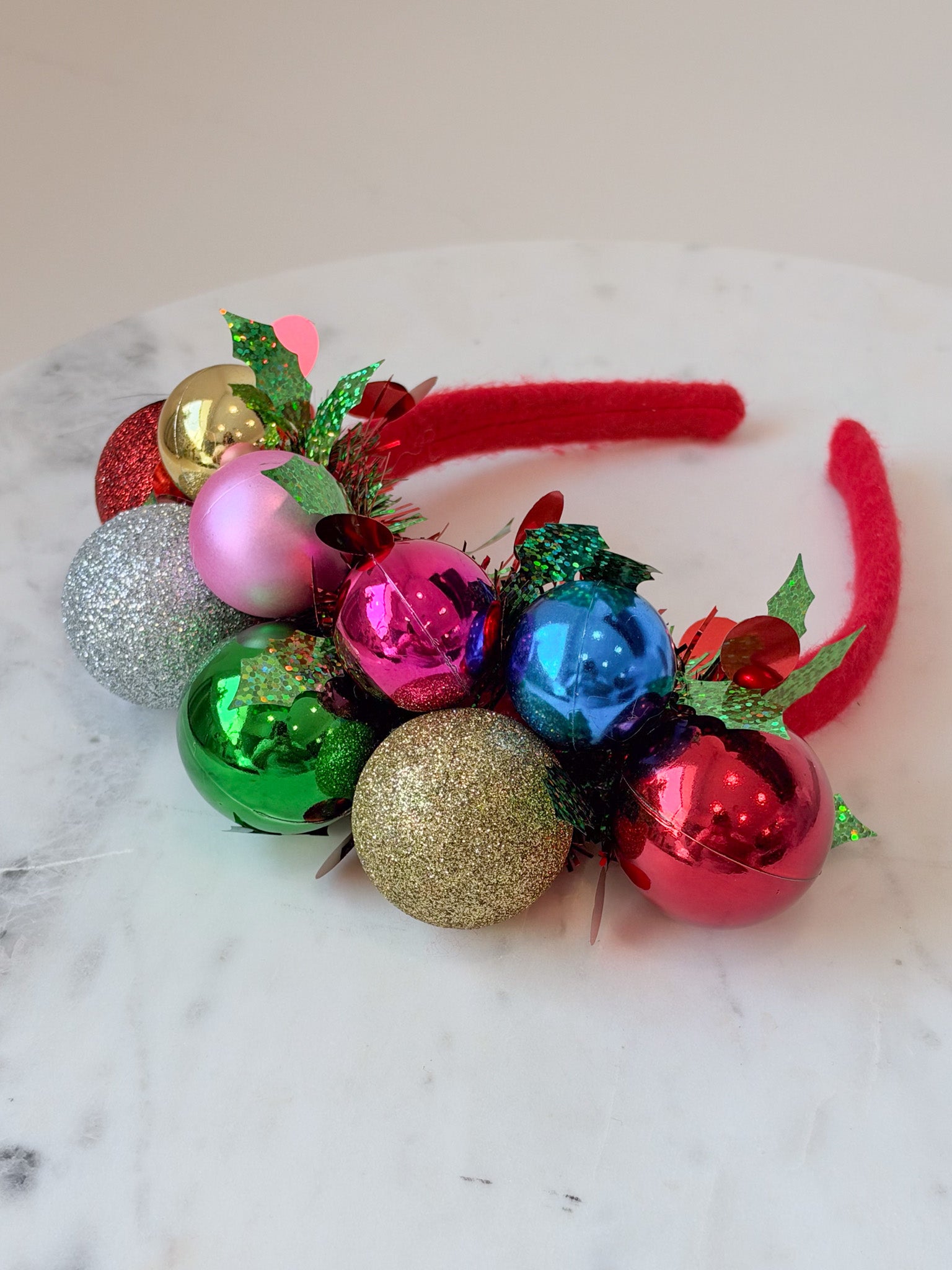 Tinsel Ball Party Headband