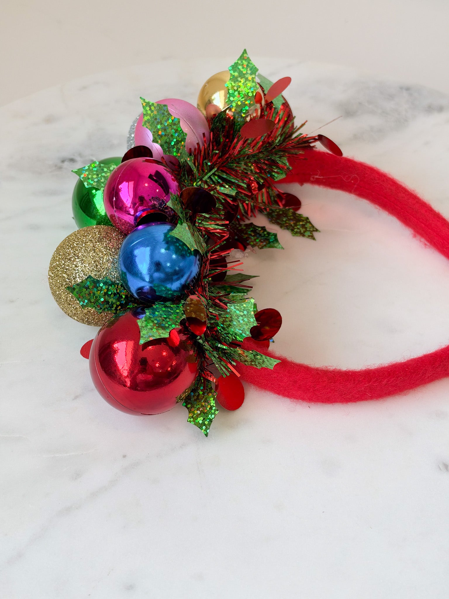 Tinsel Ball Party Headband