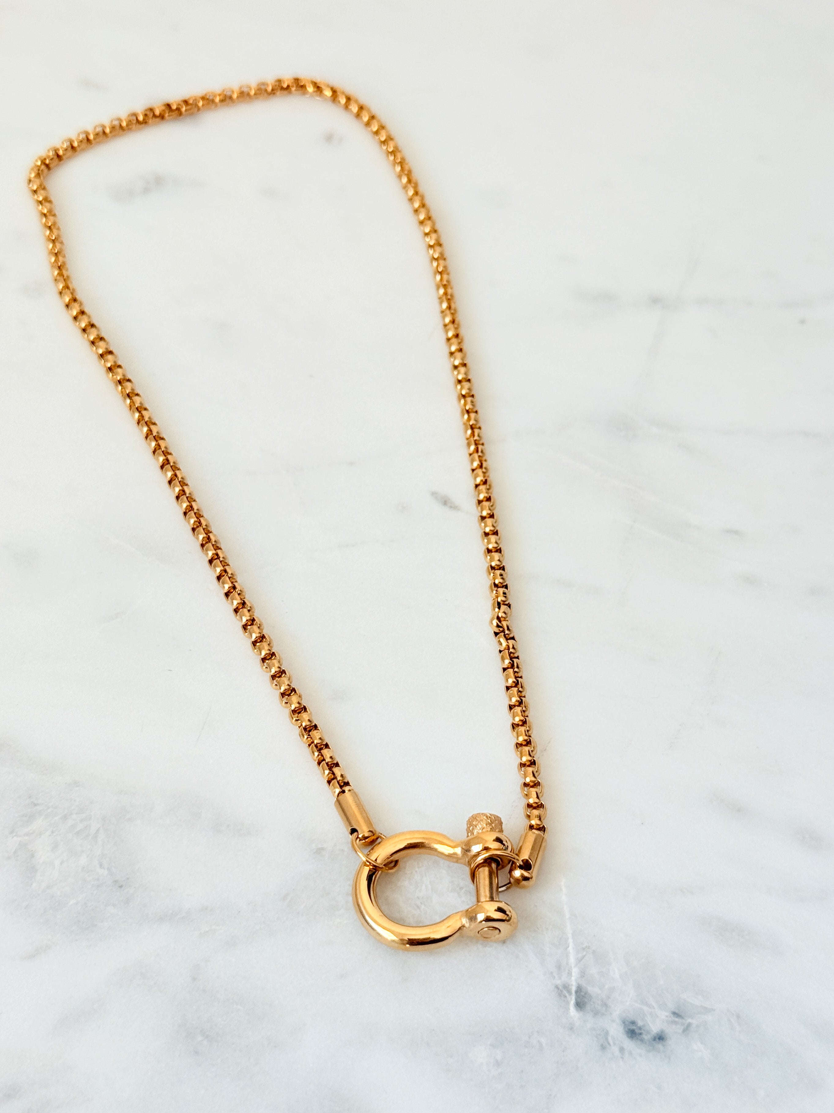Horseshoe Toggle Necklace