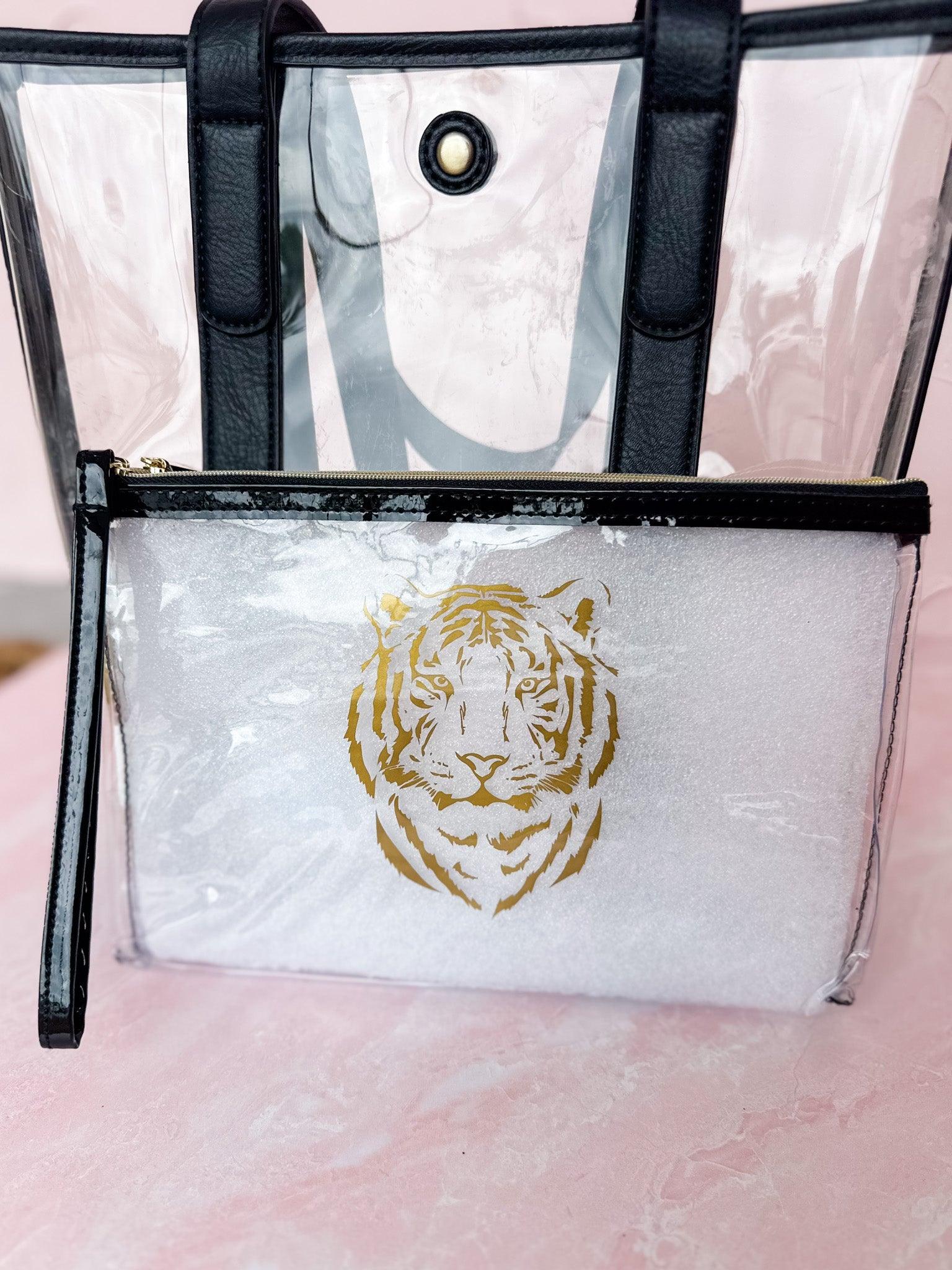 Tiger Clear Organizer Pouch