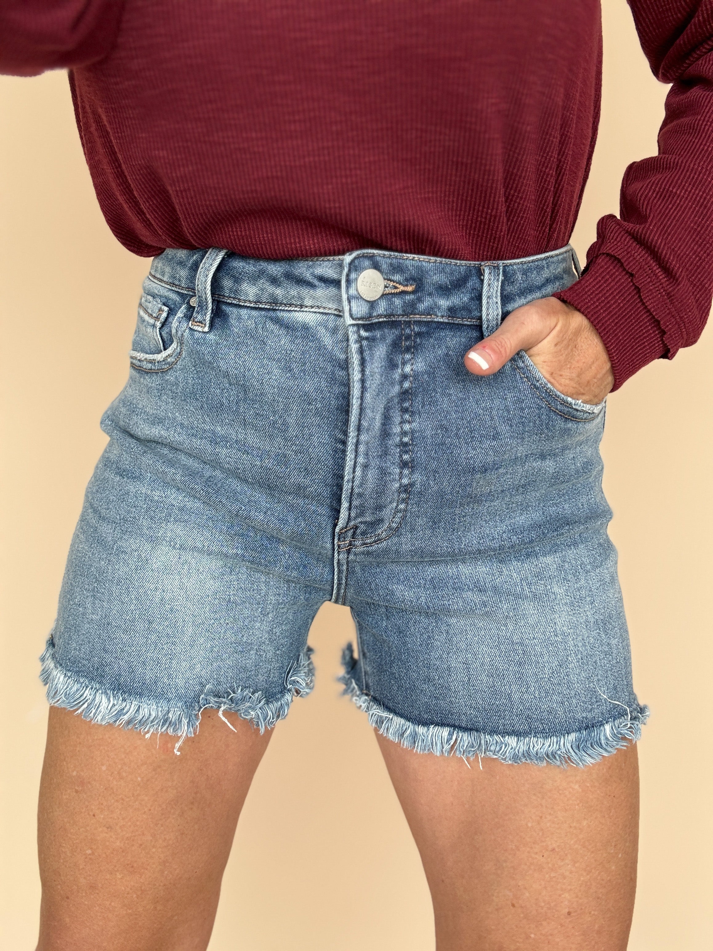 Colette Fray Hem Shorts