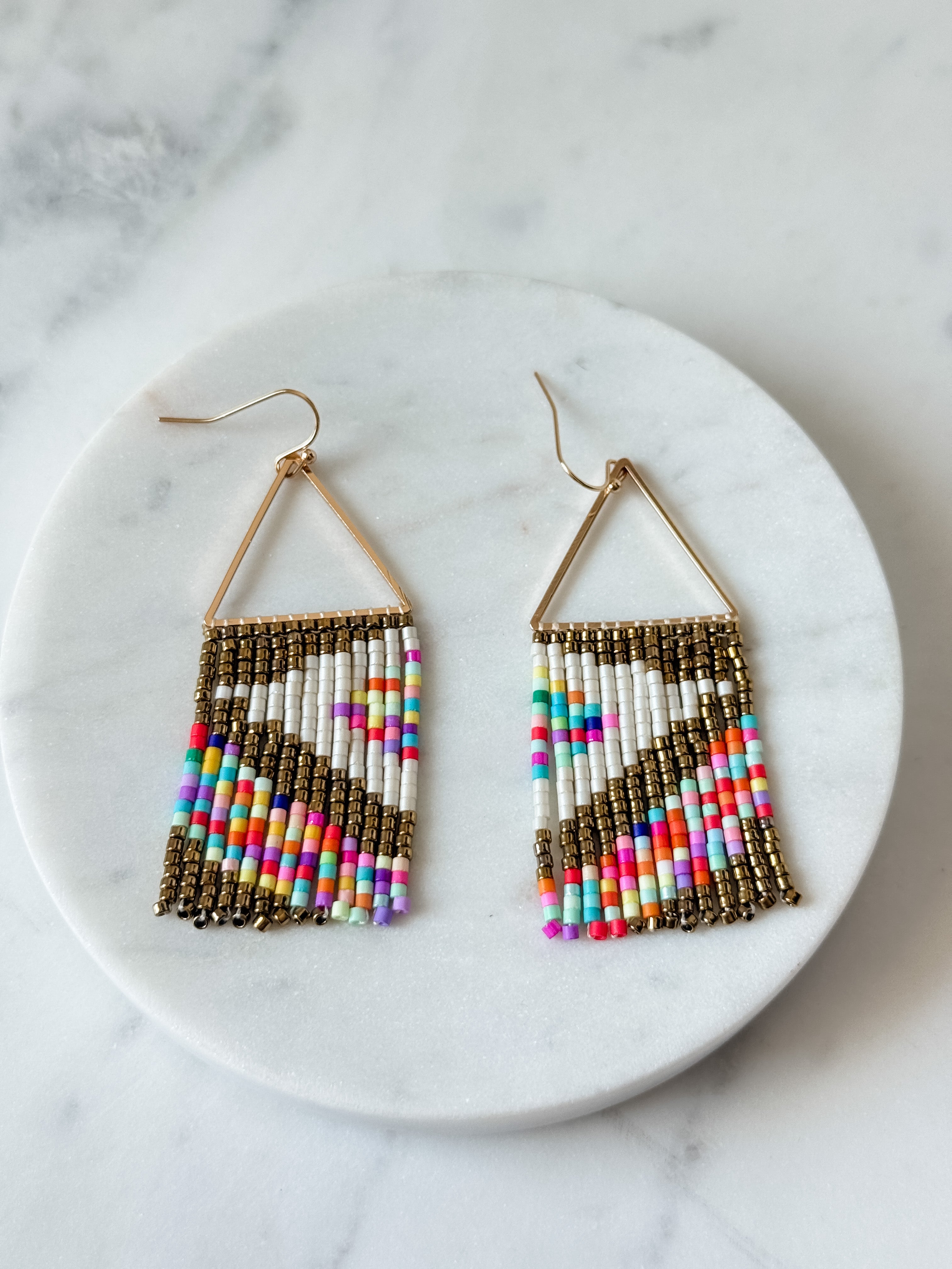 Happy Hour Beaded Earrings