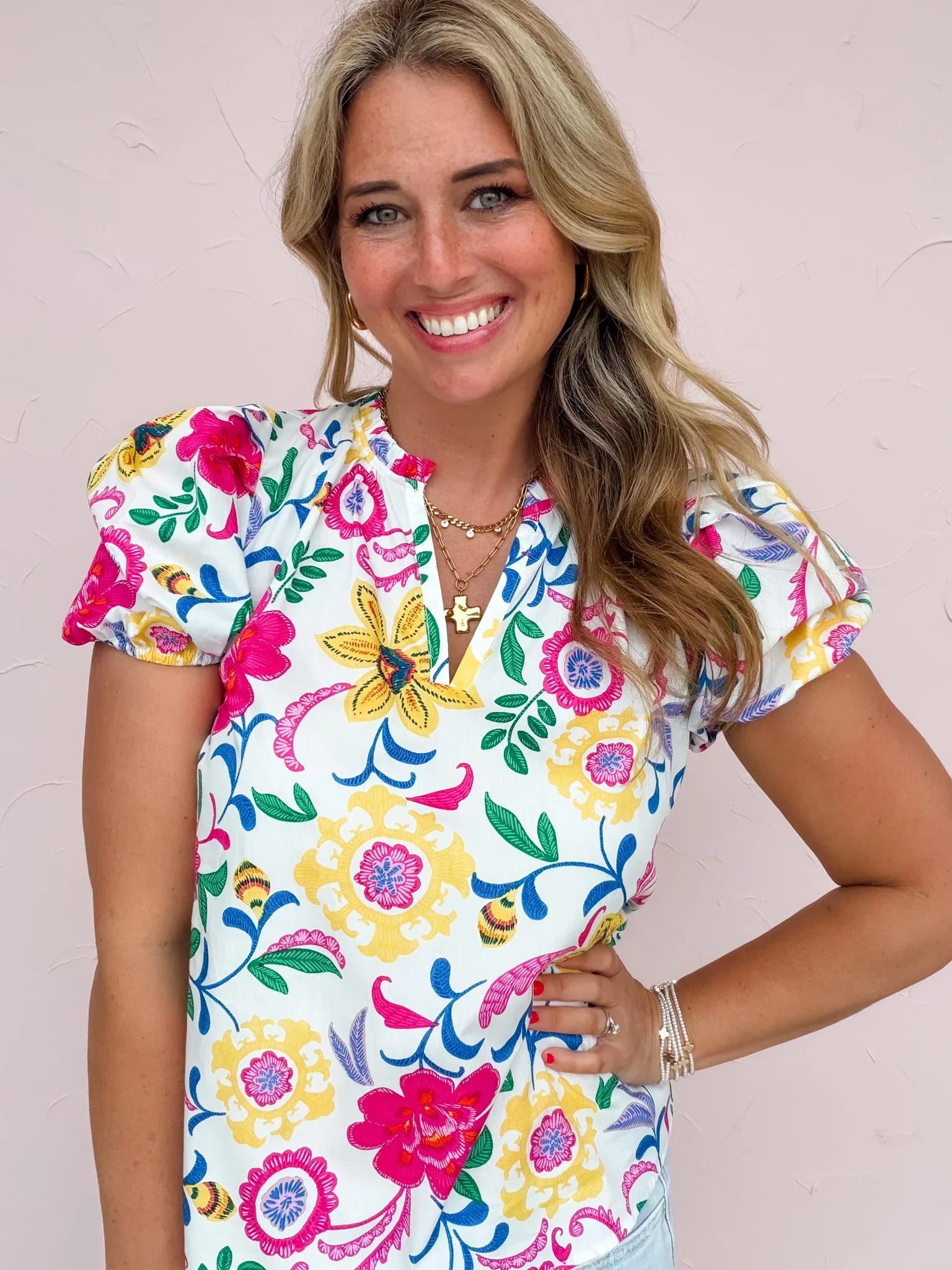 Sunspell Floral Top - 30% Off