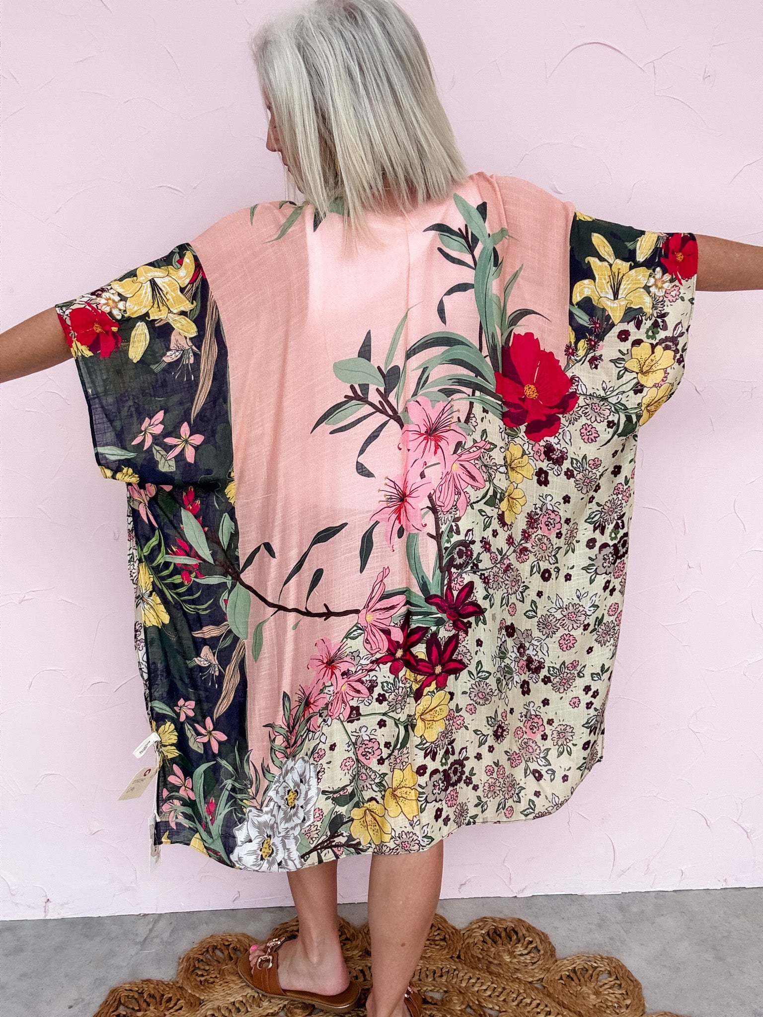 Monterey Blooms Kimono