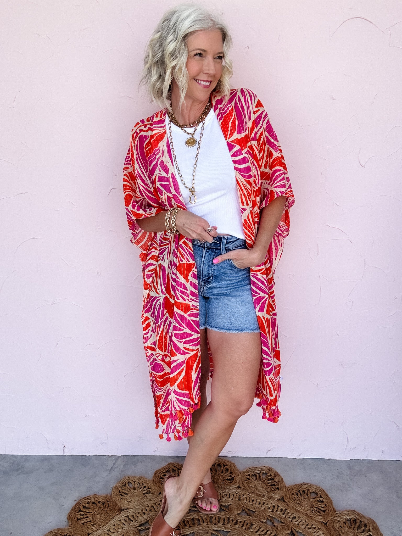 Sunset Palms Kimono