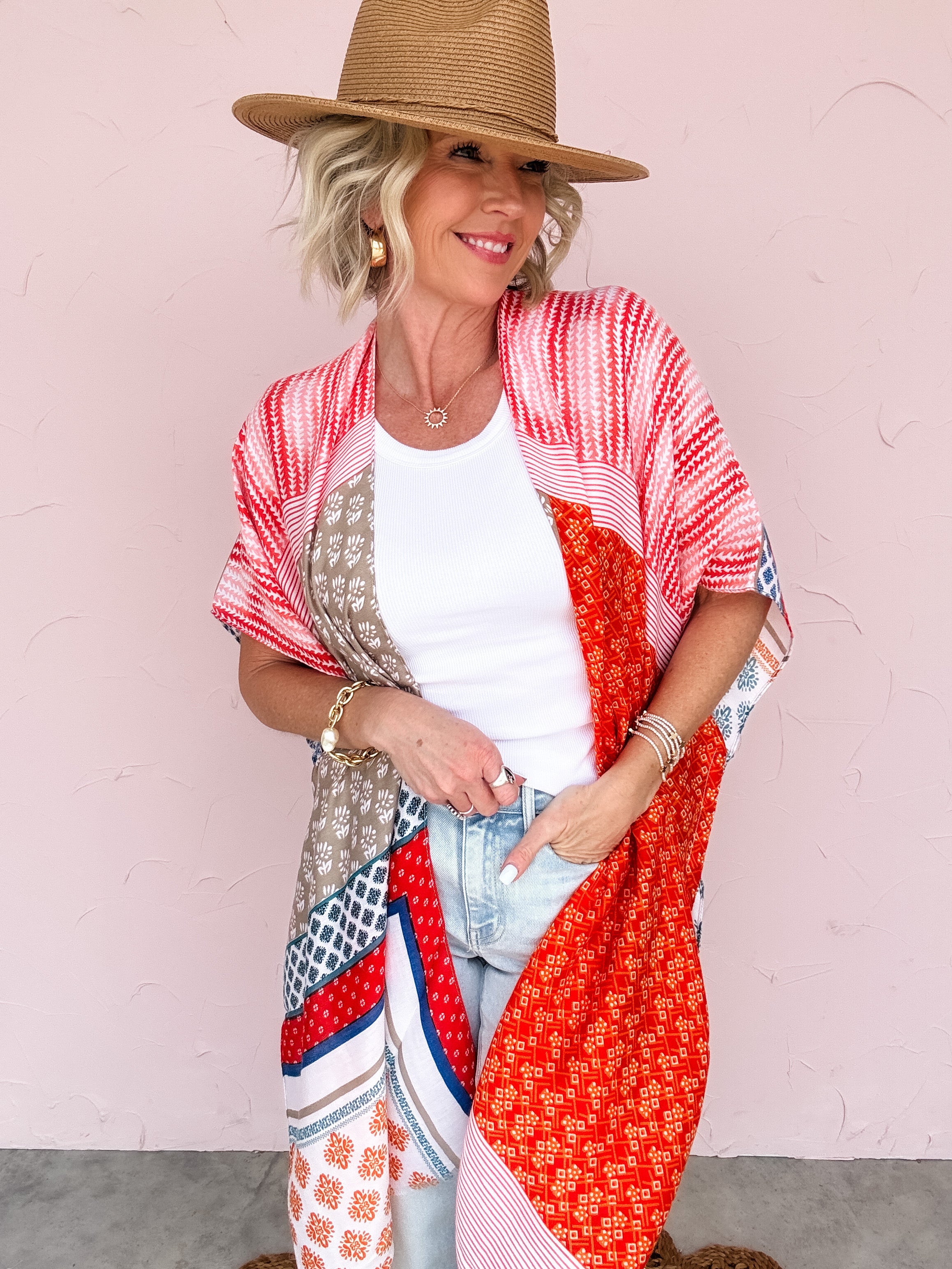 Wanderlust Patchwork Kimono