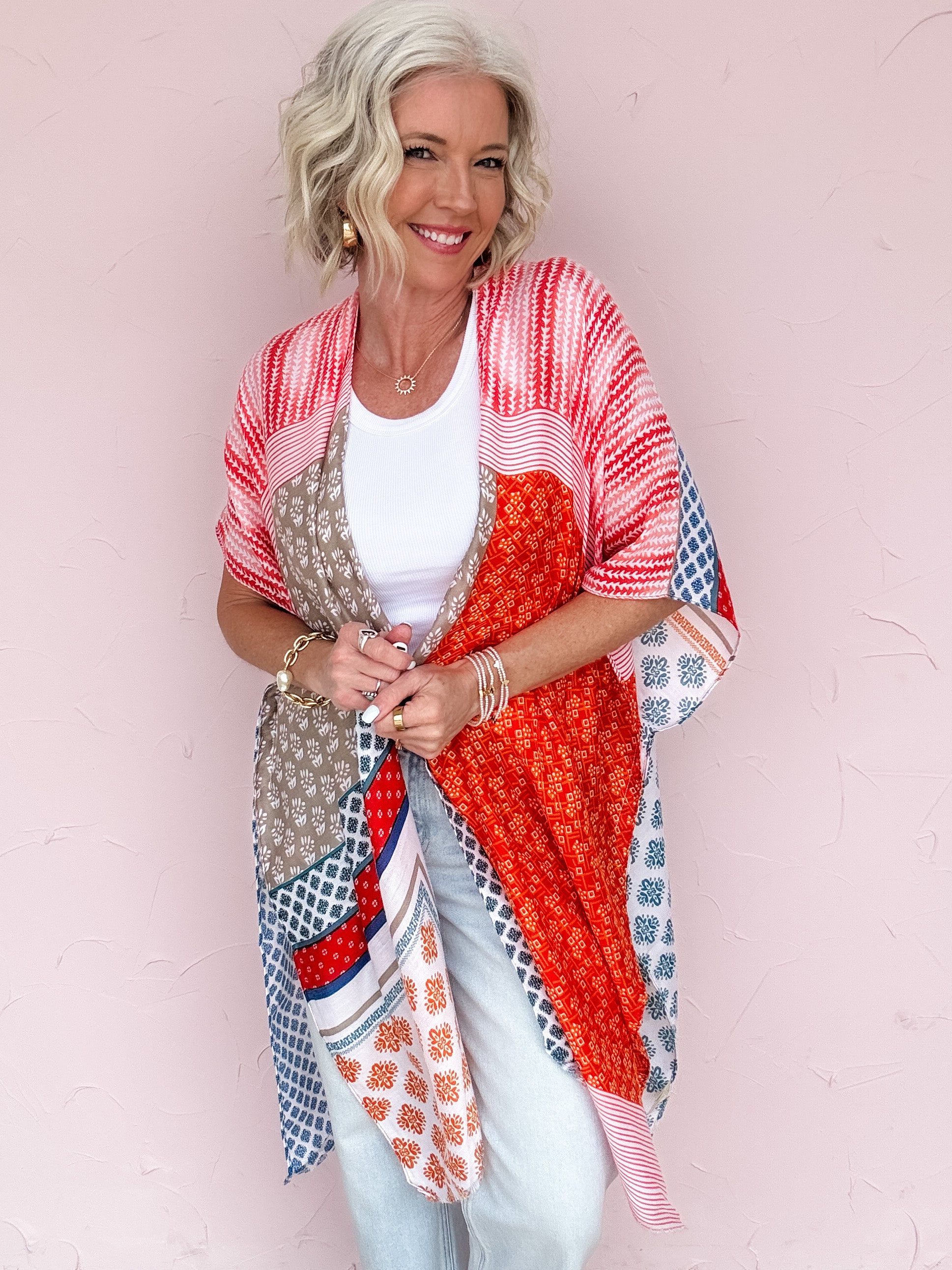 Wanderlust Patchwork Kimono