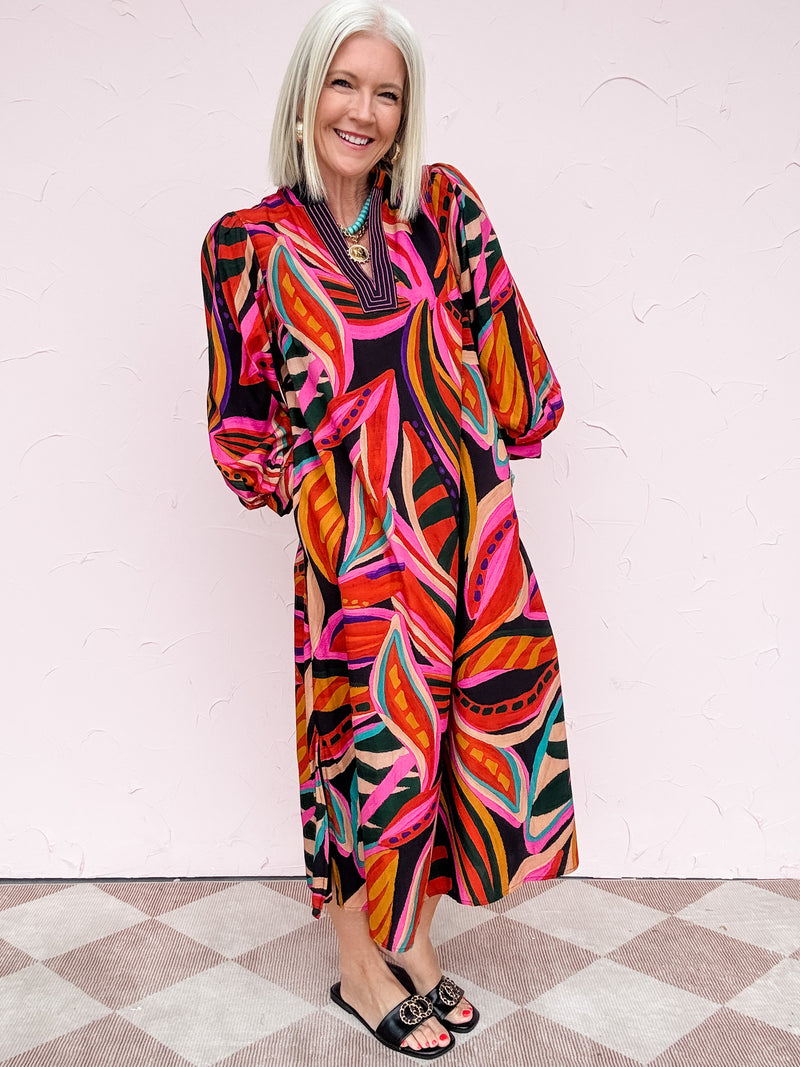 Bold Fall Dress