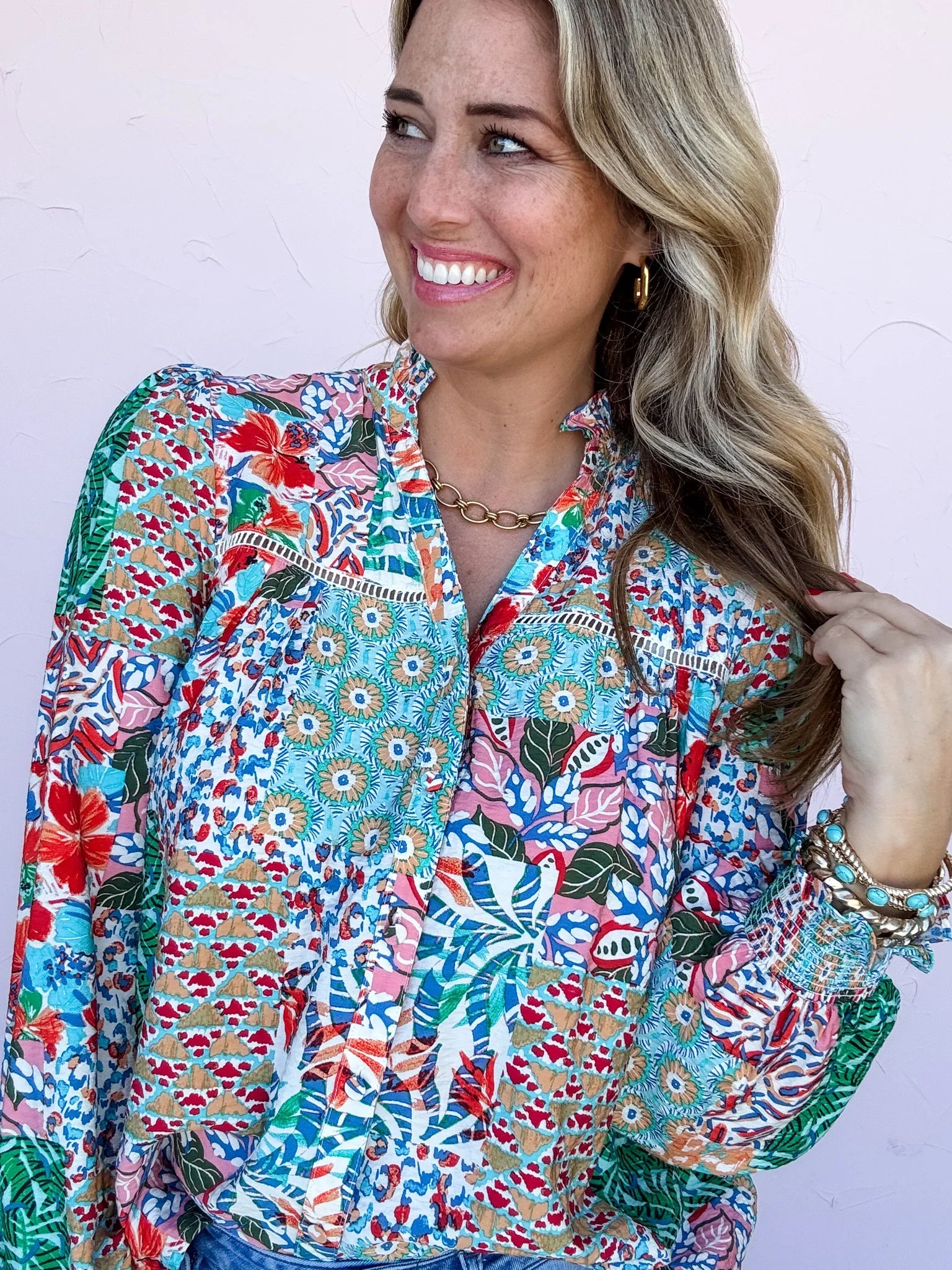 Patchwork Paradise Top