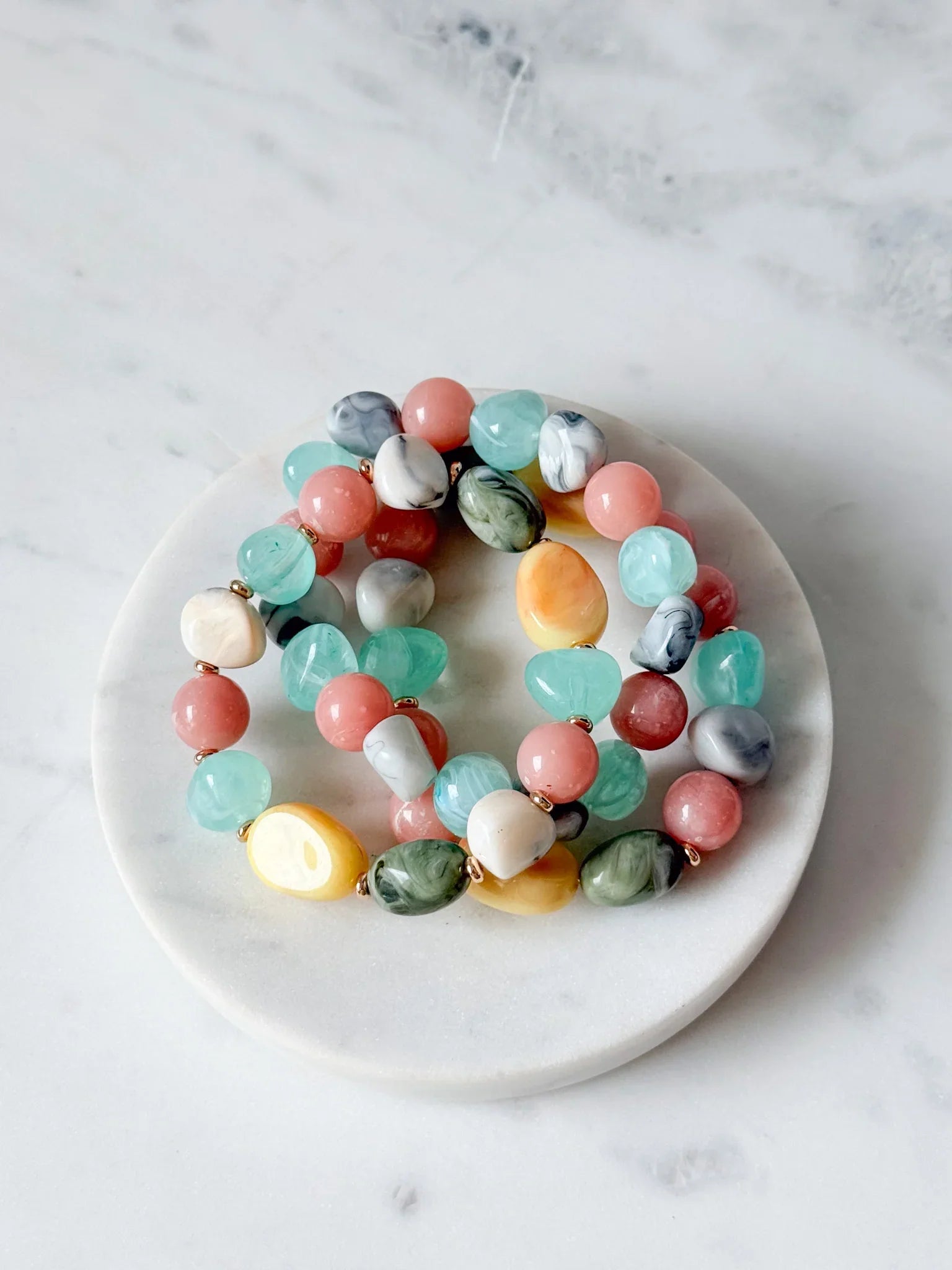 Coastal Candy Bracelet Stack