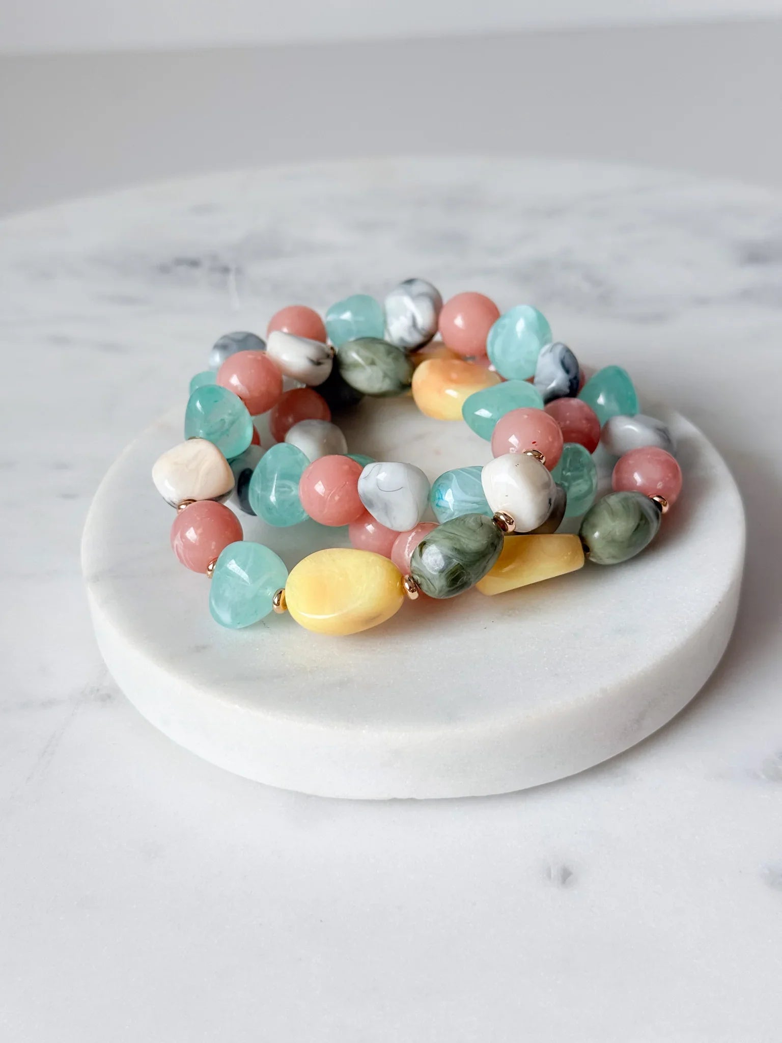 Coastal Candy Bracelet Stack